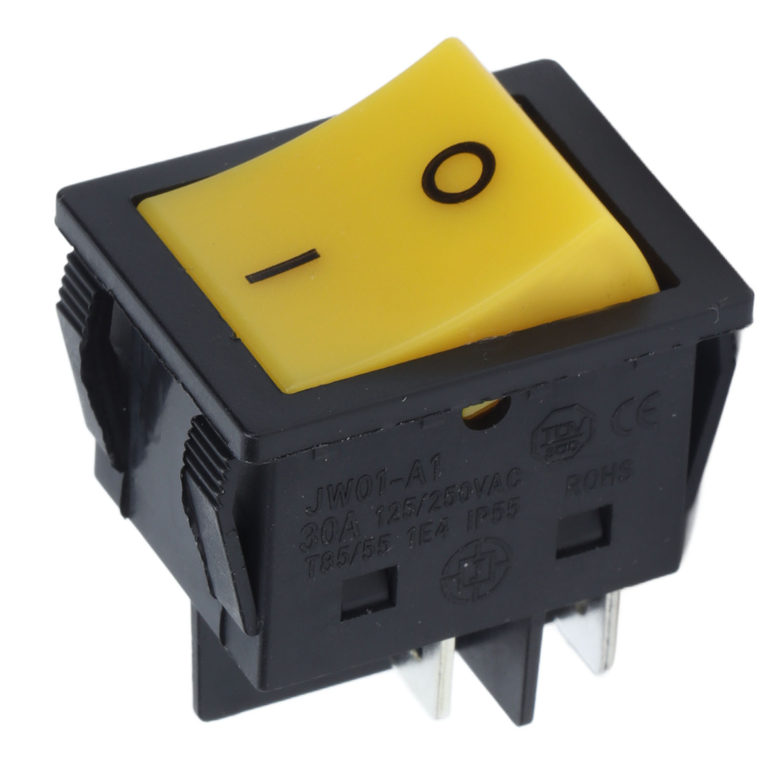 Schnellansprechender Netzschalter Mit 4-poligem Anschluss, Austauschbar, Kompakt, Robust Und Praktischer Knopf Für Instrumente, 125/250 V Ac