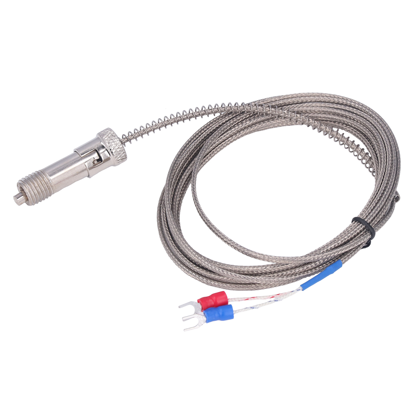 Thermoelement Typ K, Edelstahl, Schnappverschluss, Federthermoelemente Für Temperatursensor M12, 3 Meter