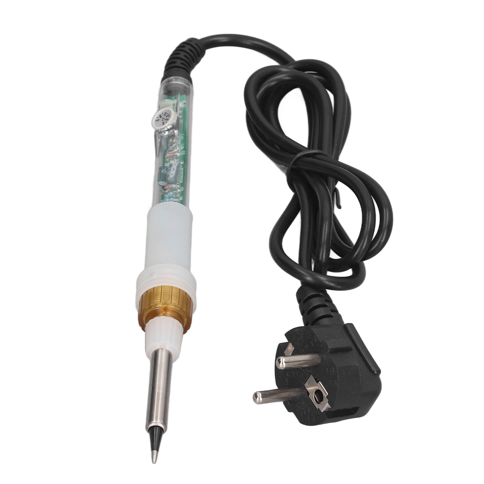 Elektrischer Lötkolben 60 W, 200–450 °c, Schnellheizfunktion, Lötkolben-schweißgerät, Eu-stecker 220 V
