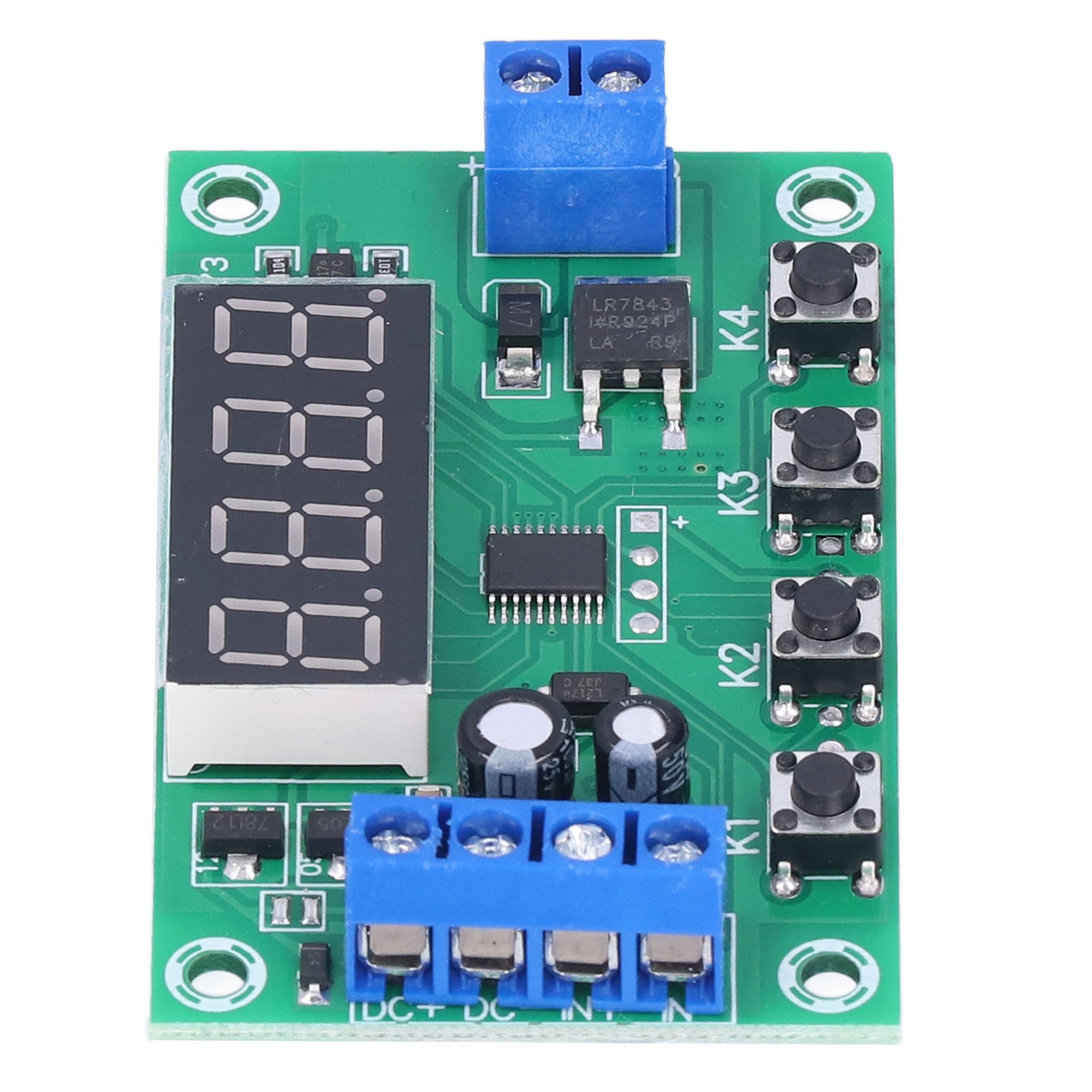 Triggerzyklus-timer-verzögerungsschalter, Einkanal-leiterplatte, Leistungs-mosfet-steuermodul, Relaismodul, 7–24 V