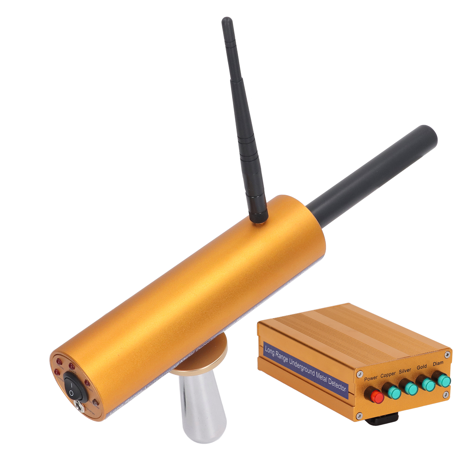 Metalldetektor Mit Großer Reichweite, Untergrund-metallsuchgerät, Ac 100–240 V, Für Inspektion Und Sicherheit, Eu-stecker