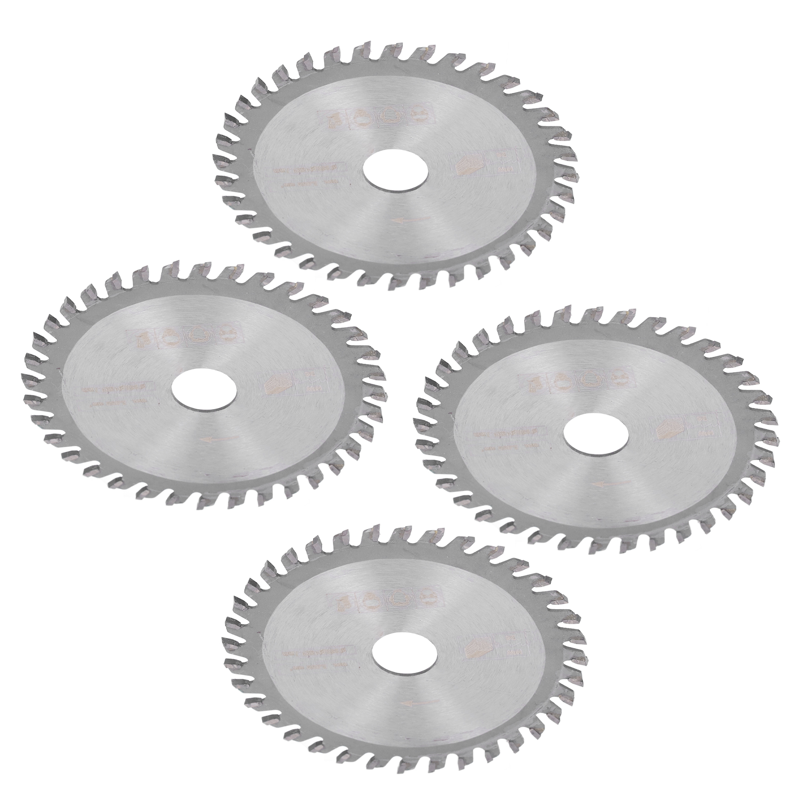 4-teiliges Kreissägeblatt-set Aus Hartmetall Mit 36 Zähnen Für Holz Und Kunststoff