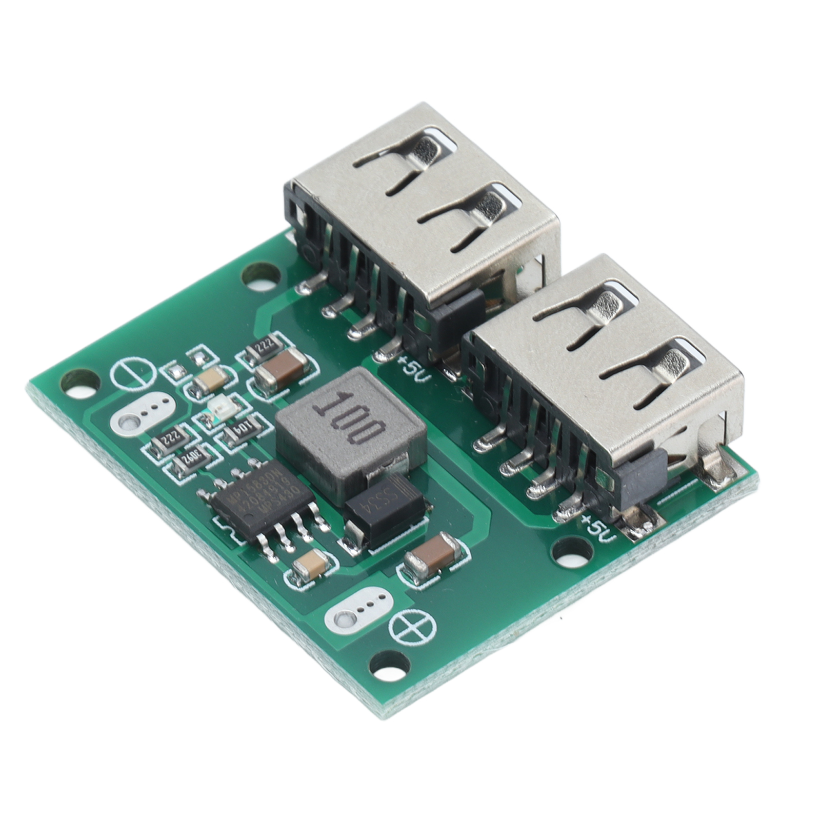 Abwärtswandler (dc/dc) Mit Zwei Usb-ausgängen (9 V, 12 V, 24 V) Auf 5,2 V, 3 A) – Ladereglermodul