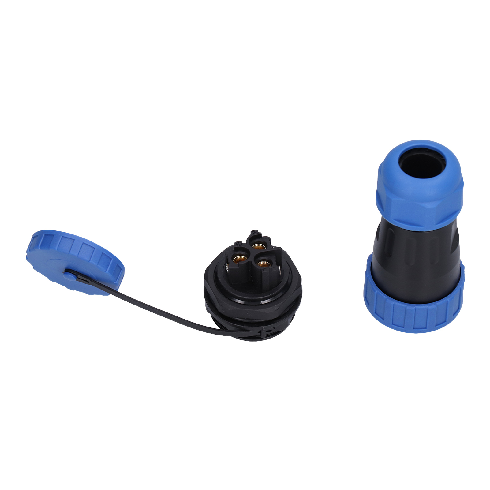 Wasserdichter Stecker Mit Rückmutter, Luftfahrt-stromanschluss, Industrieadapter 250 V 45 A Lp283-polig