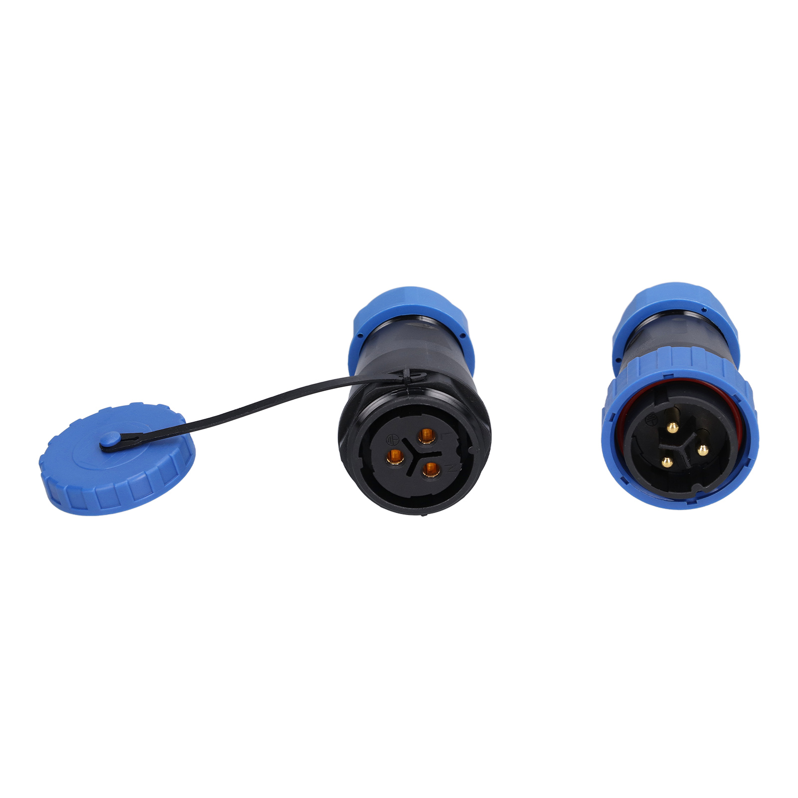 Luftfahrtstecker Ip68 Wasserdicht, Lötfrei, Stecker-buchse-paar, 250 V, 45 A, Lp283-pin