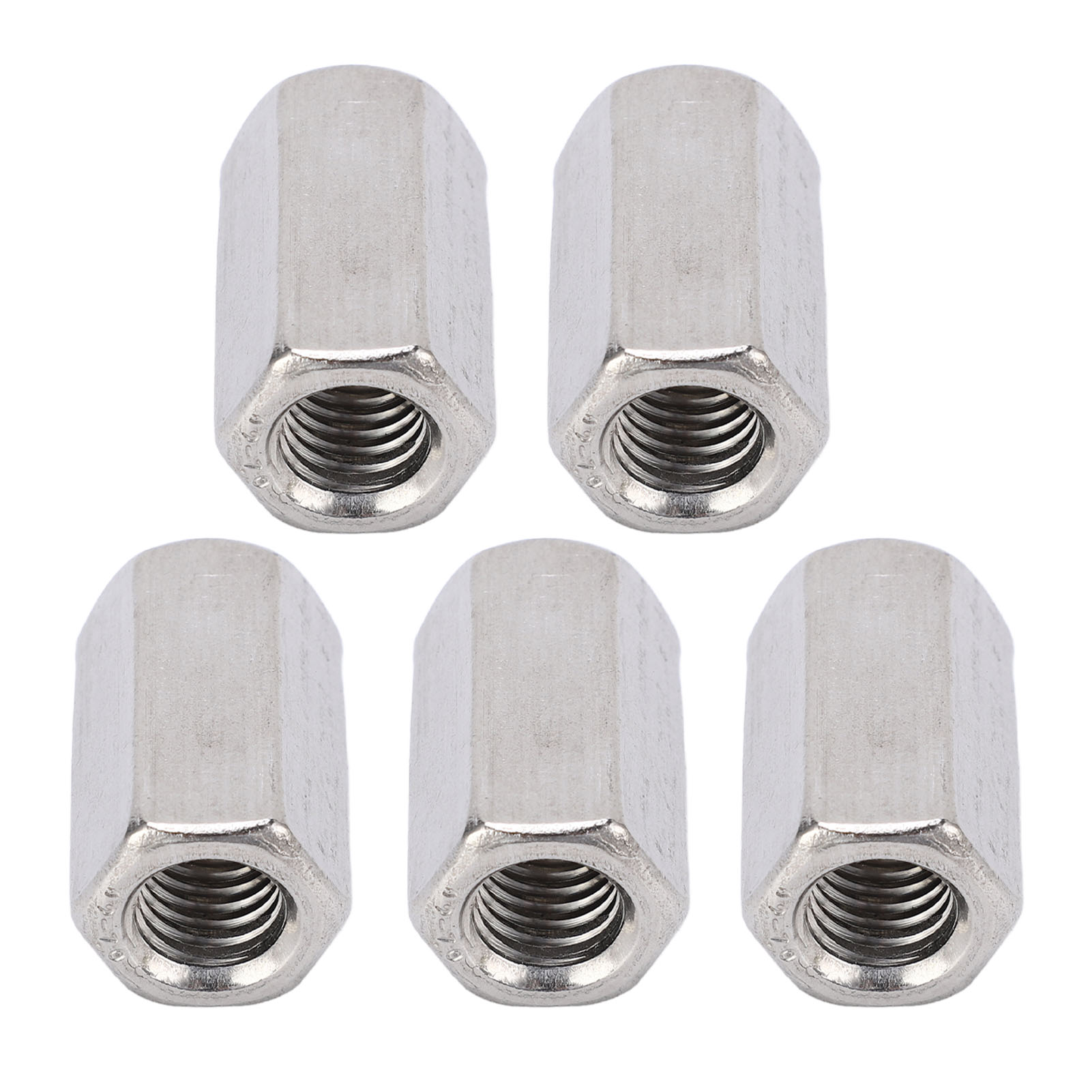 Stück Metrische Sechskant-kupplungsmuttern M12 X 1,75, 19 L35 Mm, Edelstahl, Lange Stangenkupplungsmuttern Zum Aufhängen