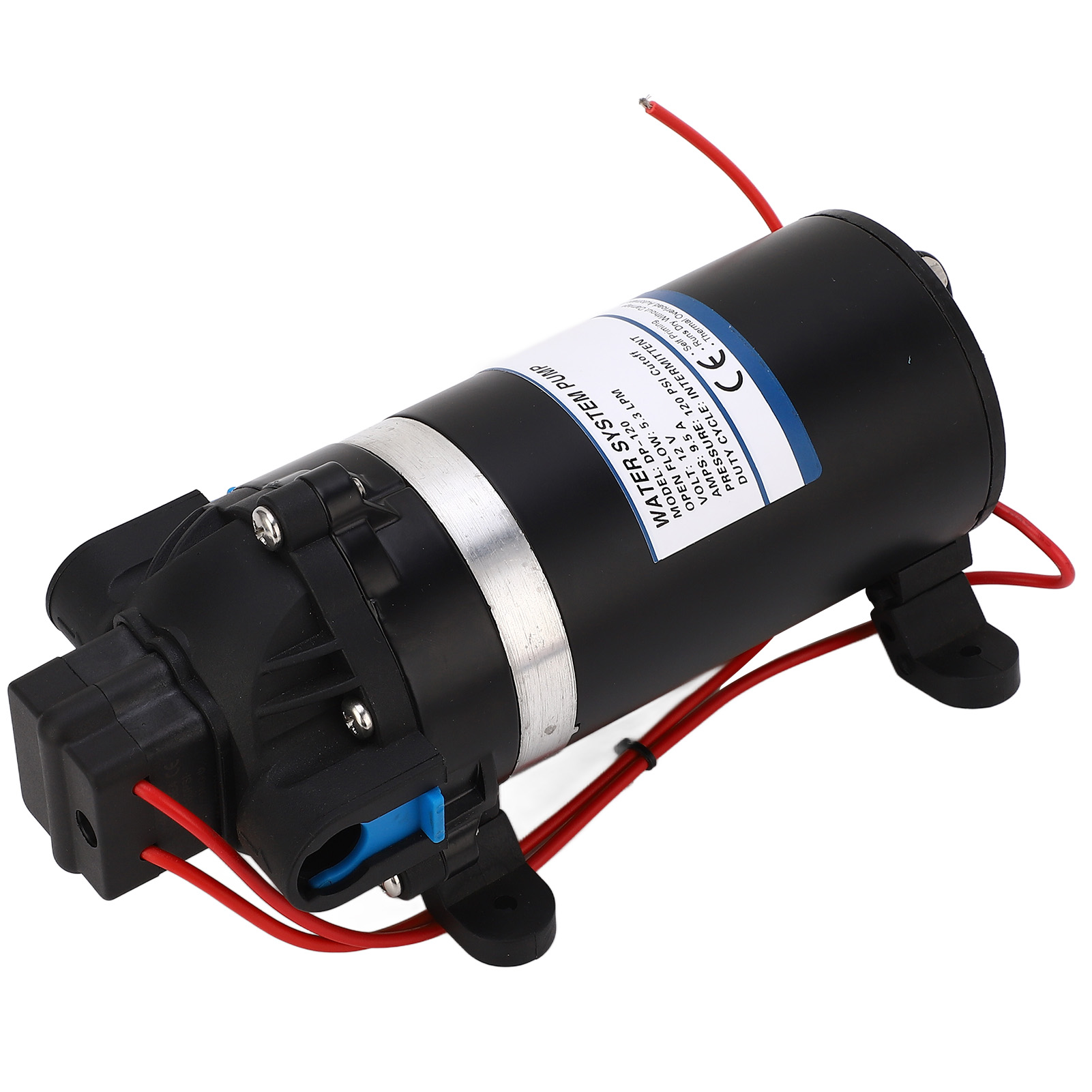 Membranwasserpumpe 8,3 Bar, 20 Gph, Tragbare, Selbstansaugende Mikro-elektro-boosterpumpe Mit Hoher Förderhöhe, 12 V Dc