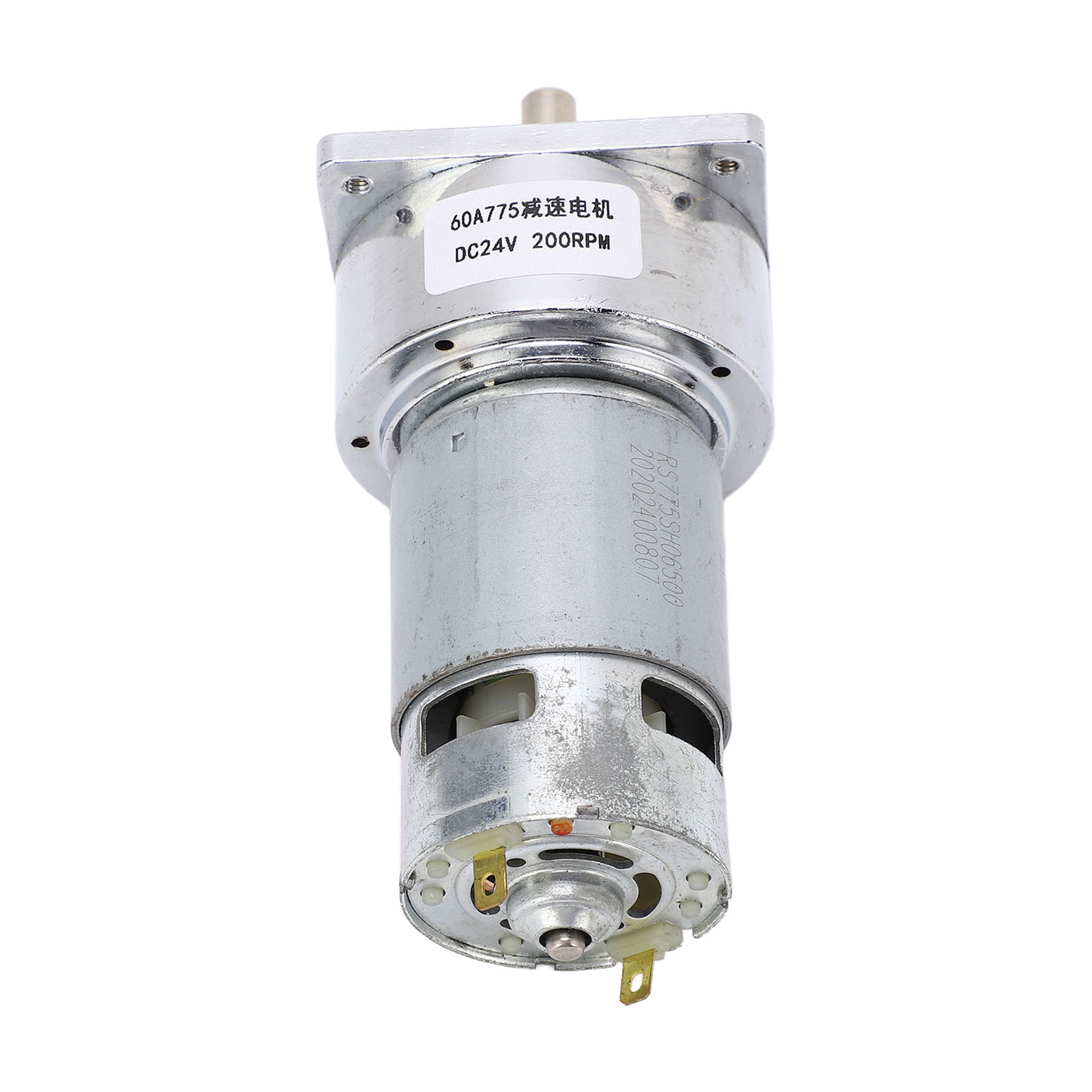 Dc24v Selbsthemmender Schneckengetriebemotor, Messingspule, Cw/ccw, Hochdrehmoment-reduktionsmotor, 3,8 A, 200 U/min, 4,8 Kg/m²