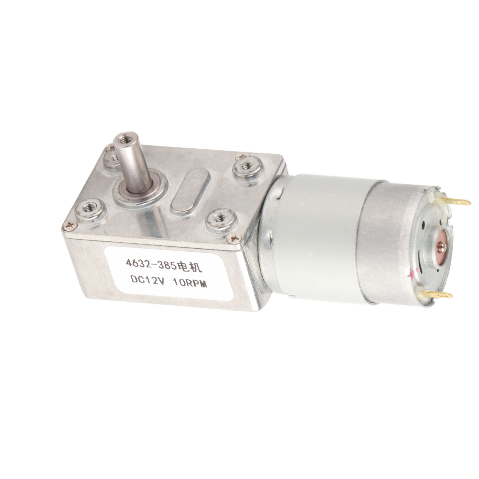 Gleichstrom-untersetzungsmotor 10 U/min 4632‑385 Aluminium Messing Selbsthemmender Turbinen-schneckengetriebemotor Für Fensteröffner 12v