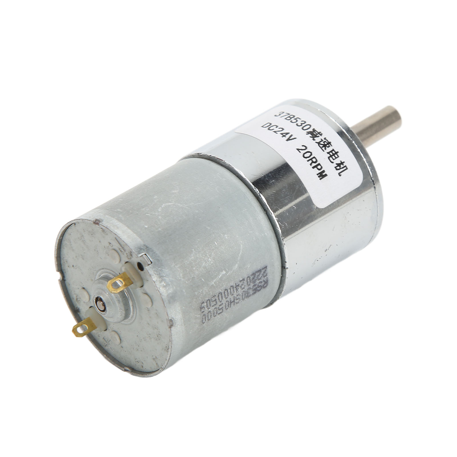 Gleichstrom-getriebemotor Mit Hohem Drehmoment, Einstellbarer Drehzahl, 37b530, 20 U/min, Mikrountersetzungsmotor Für Produktionsautomation, 24 V Dc