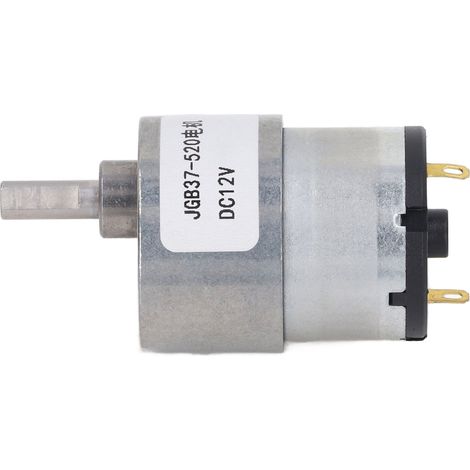 Gleichstrom-getriebemotor, Drehzahlreduzierung Im Uhrzeigersinn/gegen Den Uhrzeigersinn, Selbsthemmender Turbinen-schneckengetriebemotor, 12 V Dc, 45 U/min