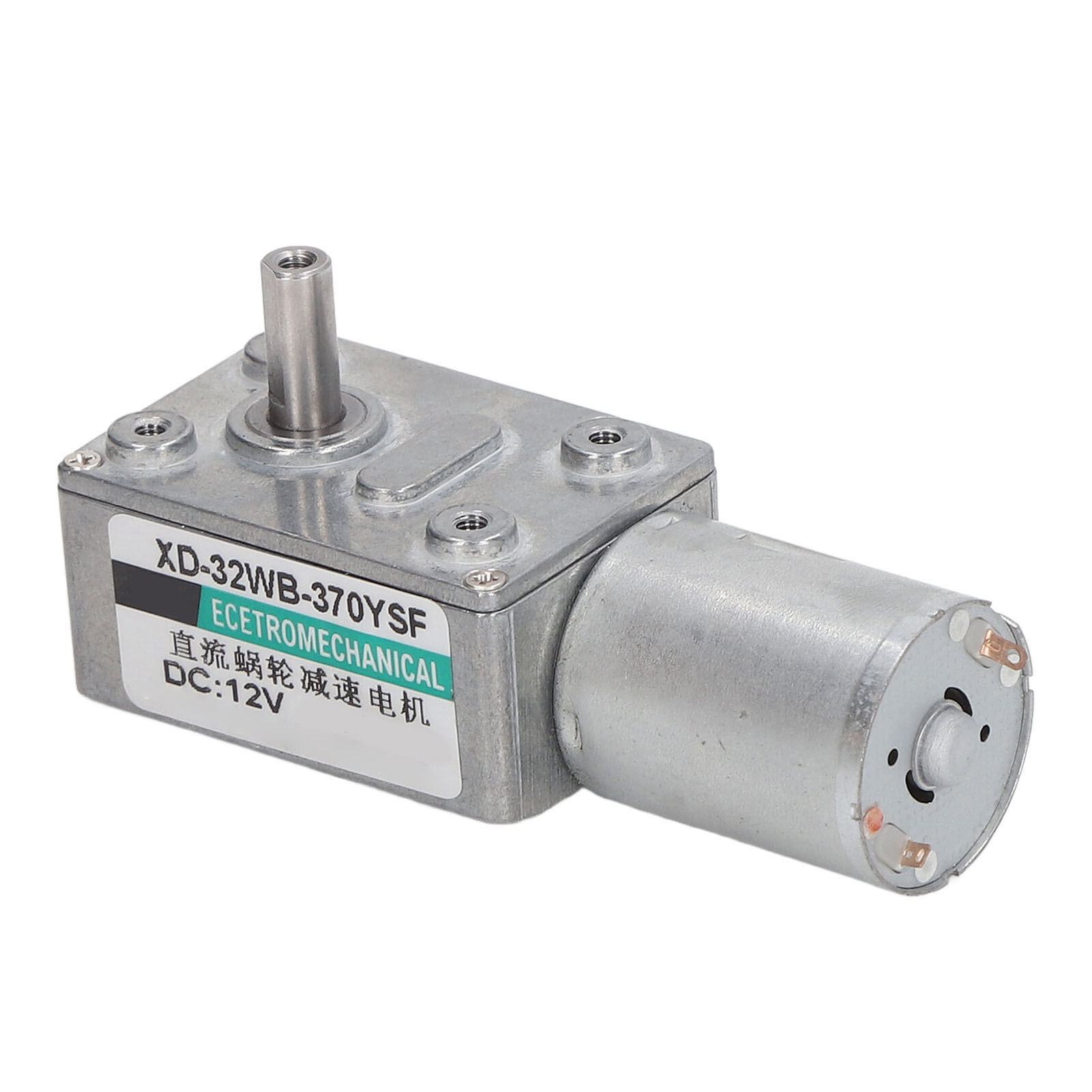 Gleichstrom-getriebemotor, Cw/ccw, Selbsthemmend, Drehzahlregelung, Mikroturbinen-schneckengetriebemotor, 12 V, 50 U/min