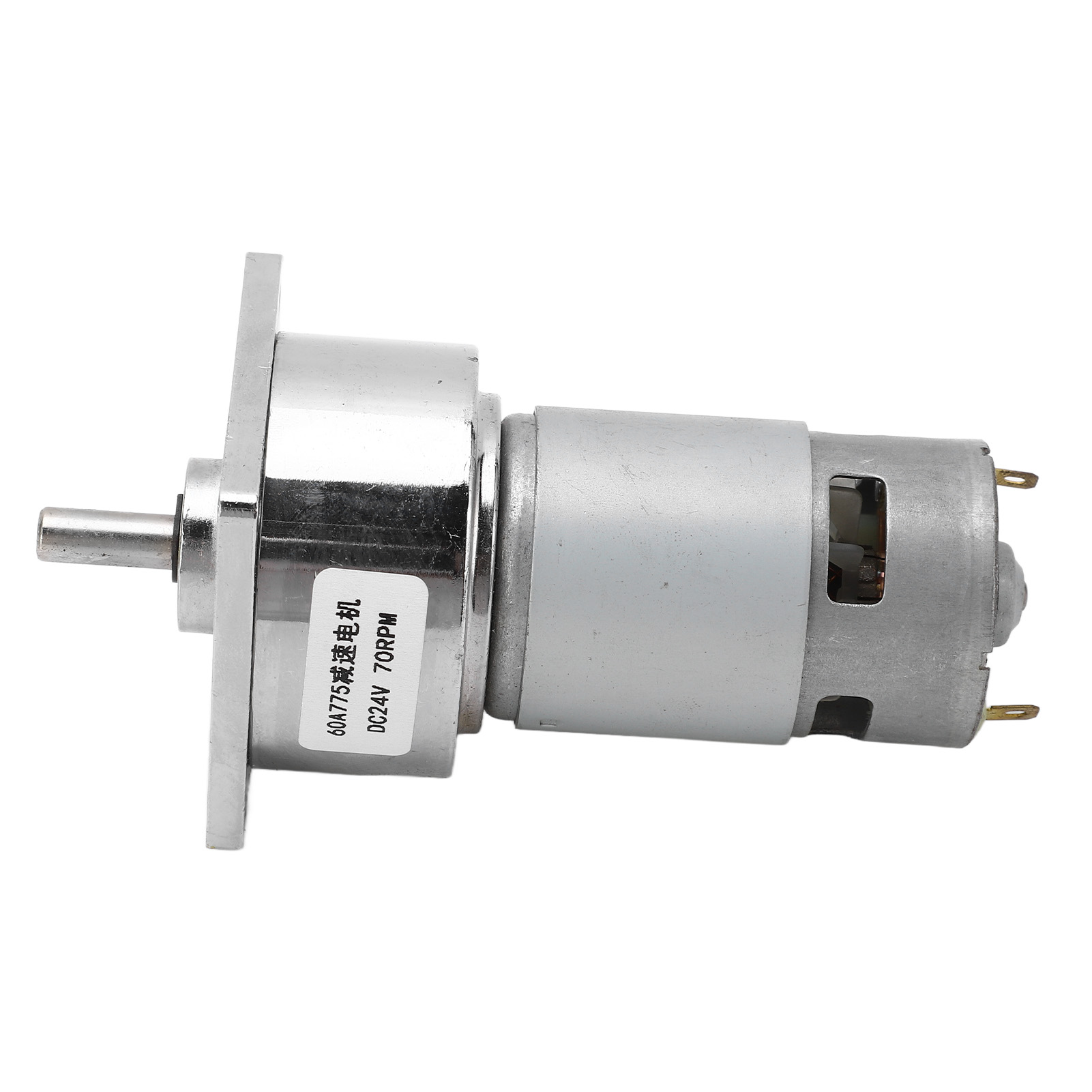 Gleichstrom-getriebemotor, Selbsthemmend, Gehäuse Aus Aluminiumlegierung, Messingspule, Mikroturbinen-schneckengetriebemotor, 24 V Dc, 3,8 A, 70 U/min, 13,6 Kg/m²