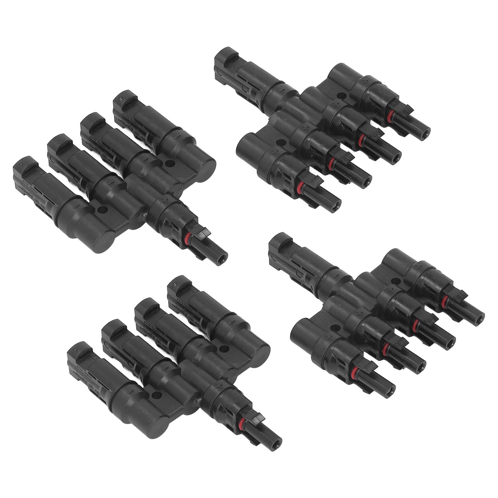 2er-set Solar-pv-steckverbinder Ppo-gehäuse Stecker Und Buchse Pv-steckverbinder Für Solaranlagen 1000v Pv Lt 4