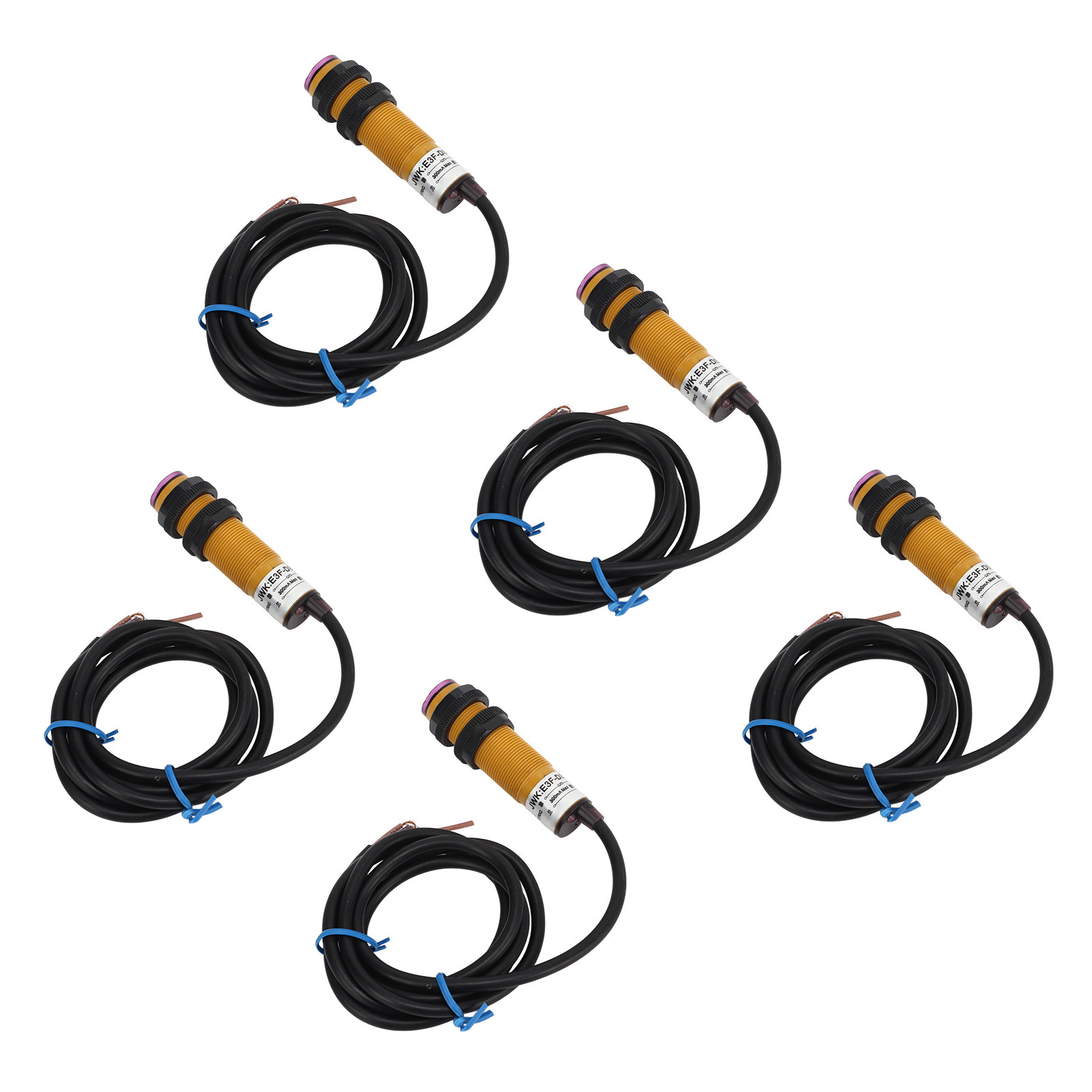 5 Stück Infrarot-lichtschranken, Schutzart Ip54, Normalerweise Geschlossen, Hinderniserkennungssensormodul, 300 Ma, Ac 90–250 V