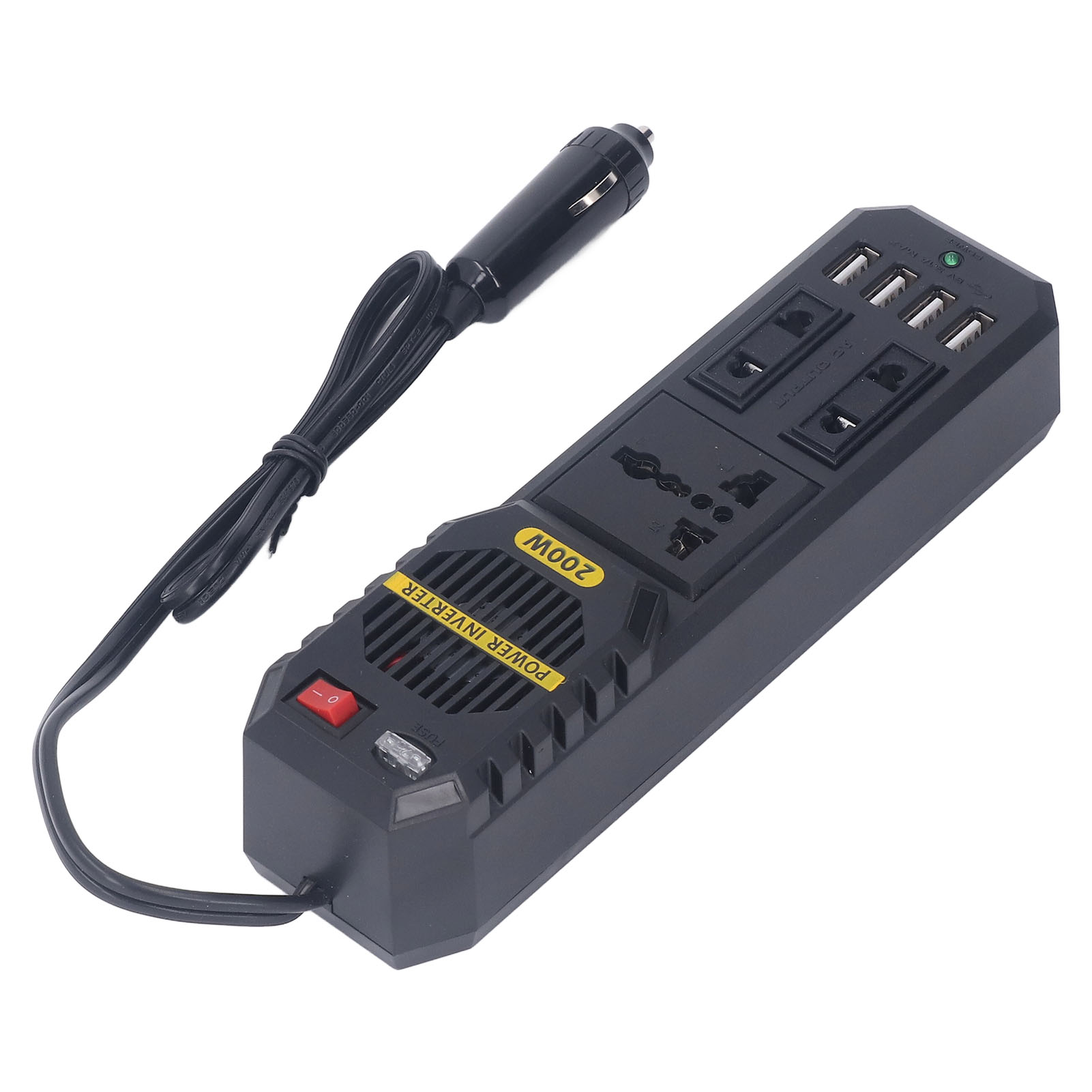 Kfz-wechselrichter 200w 12v Auf 220v Pwm-modifizierter Sinuswellen-adapter-konverter Mit 4,1a Usb-anschlüssen