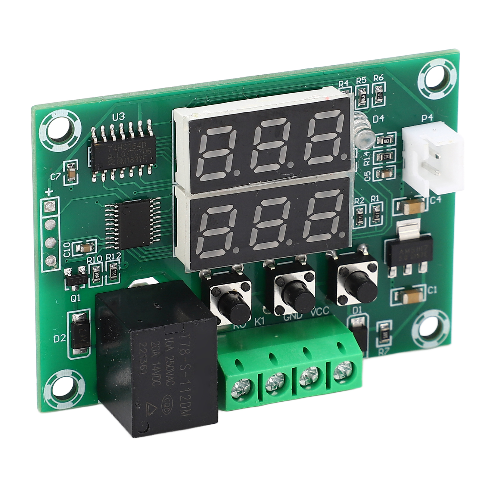 Digitales Thermostatmodul Mit Doppelanzeige Und Temperaturregler (dc12v)