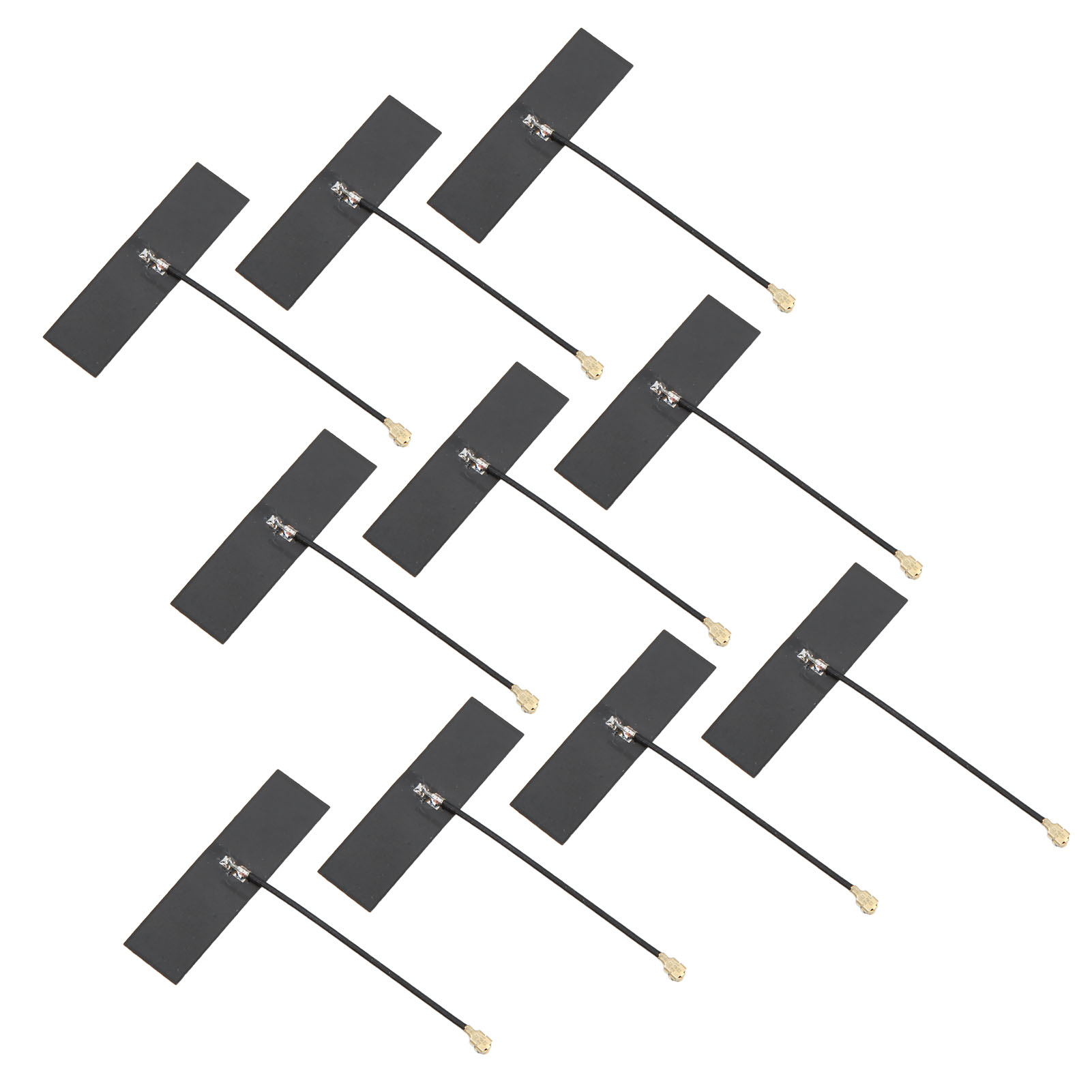 10 Stück Interne Flexible Fpc-t-antennen, 2,4 Ghz, 4 Dbi Signalstabilität, Eingebaute Weiche Antenne Der 1. Generation, Ipex