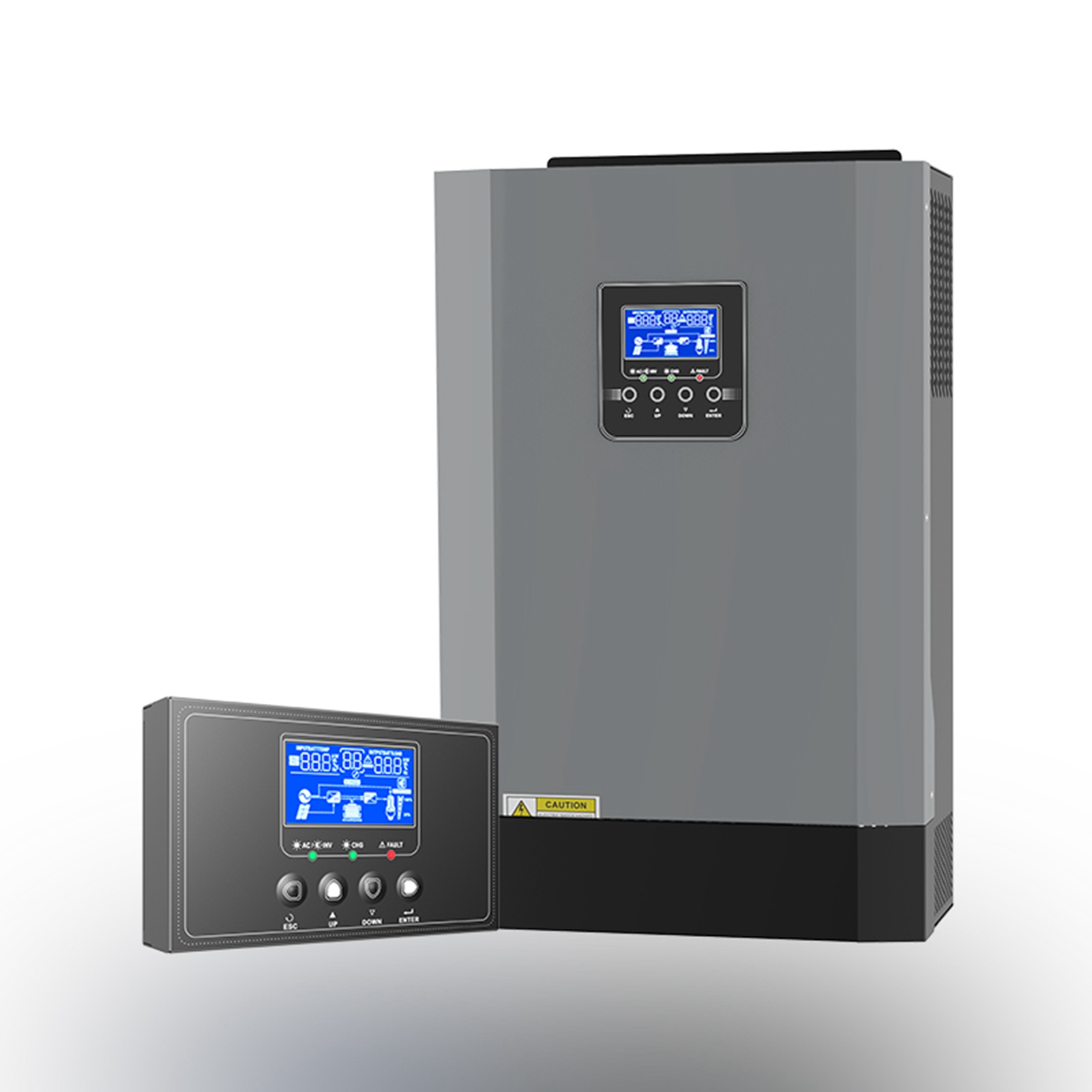 Solar-hybrid-wechselrichter 3,5 Kw Sinuswelle Mppt-laderegler Photovoltaik-inselbetriebener Solar-wechselrichter Ac 230 V