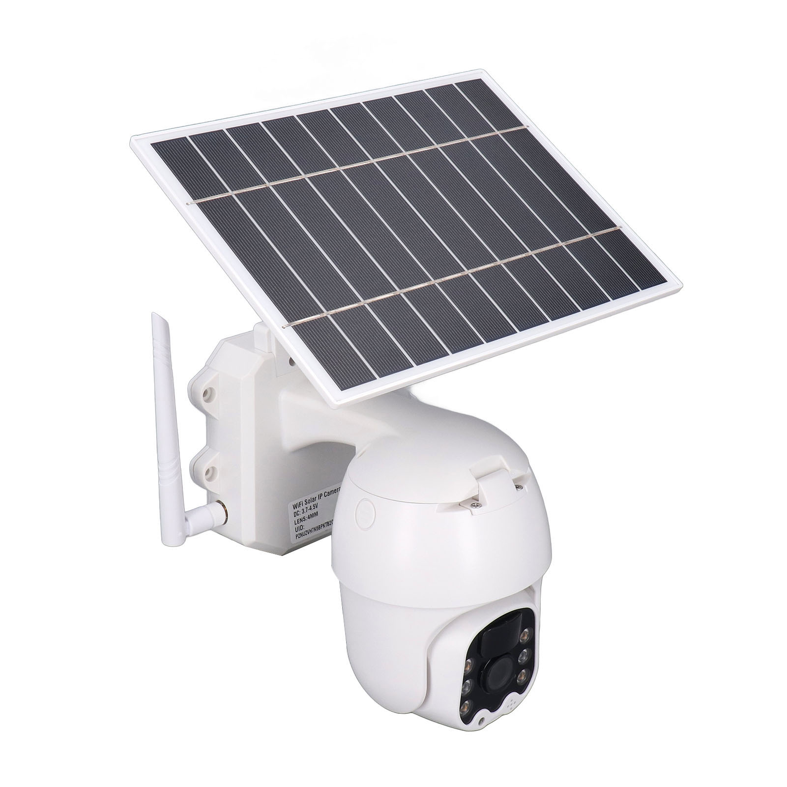 Solarbetriebene Sicherheitskamera, 3 Mp, 1080p Hd, Kabellos, 360°-pir-bewegungserkennung, Außenkamera Für Flur, 4g, Eu-version