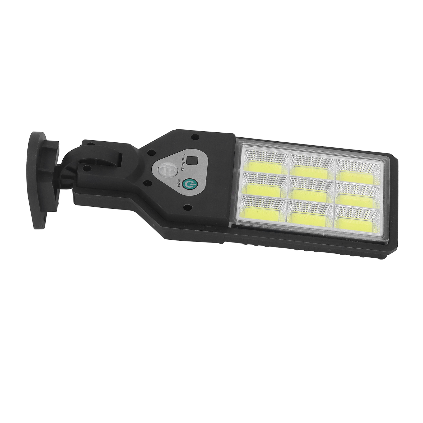 Solar-sensorlampe Ip64 Wasserdicht Cob-weißes Licht Hochempfindlicher Bewegungsmelder Solarleuchte Mit Fernbedienung