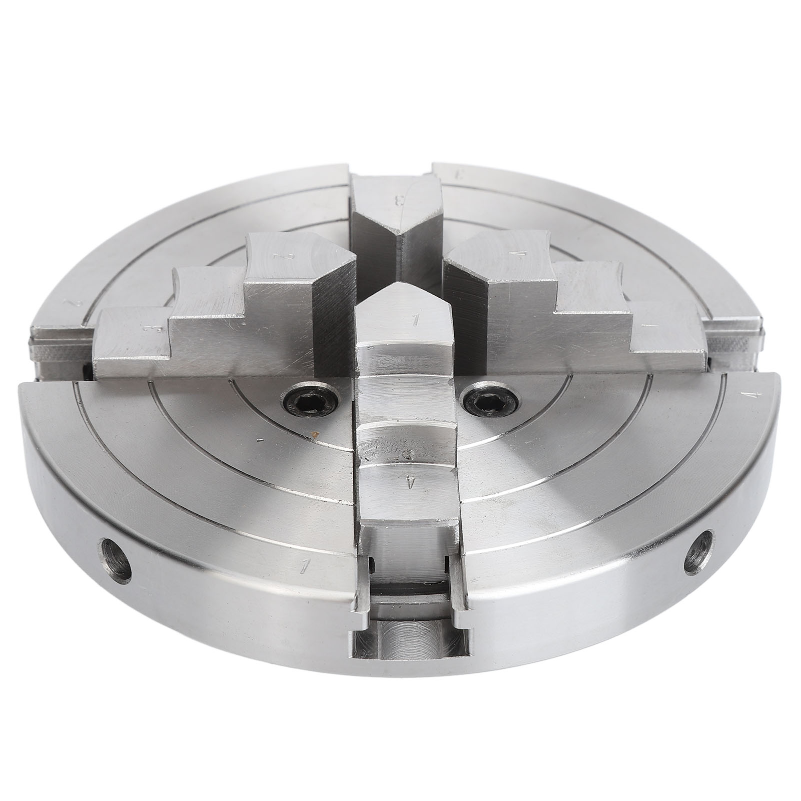 Drehbankfutter 6 Zoll 4-backen 1 Zoll X 8 Zähne Pro Zoll Legierter Stahl Selbstzentrierendes Spannfutter Zubehörset