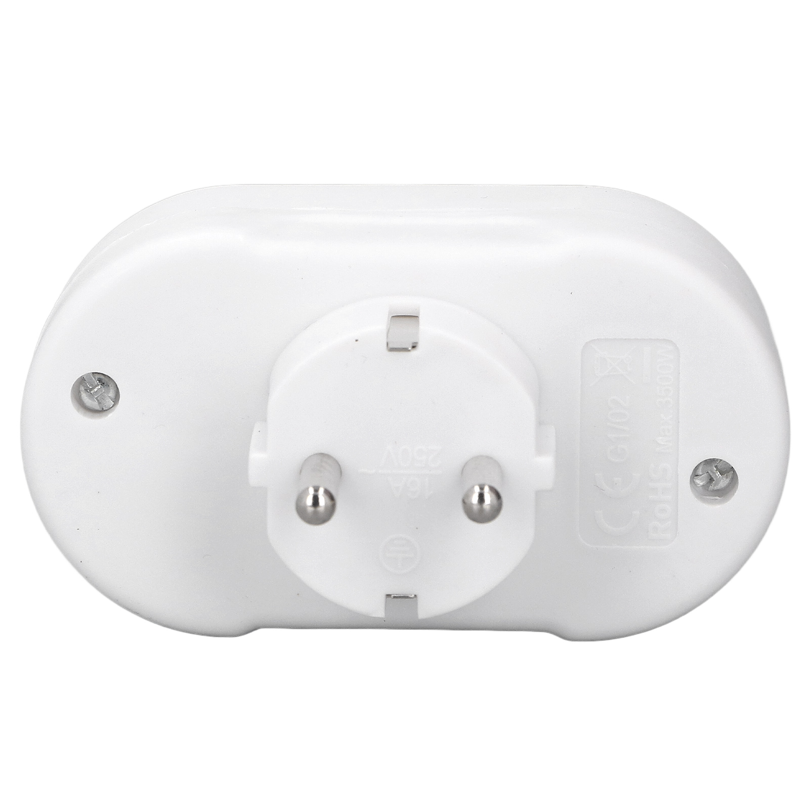 Eu-standard-steckdosenadapter, Platzsparend, Wasserdicht, 2-wege-adapter Nach Europäischem Standard, 16 A, 250 V