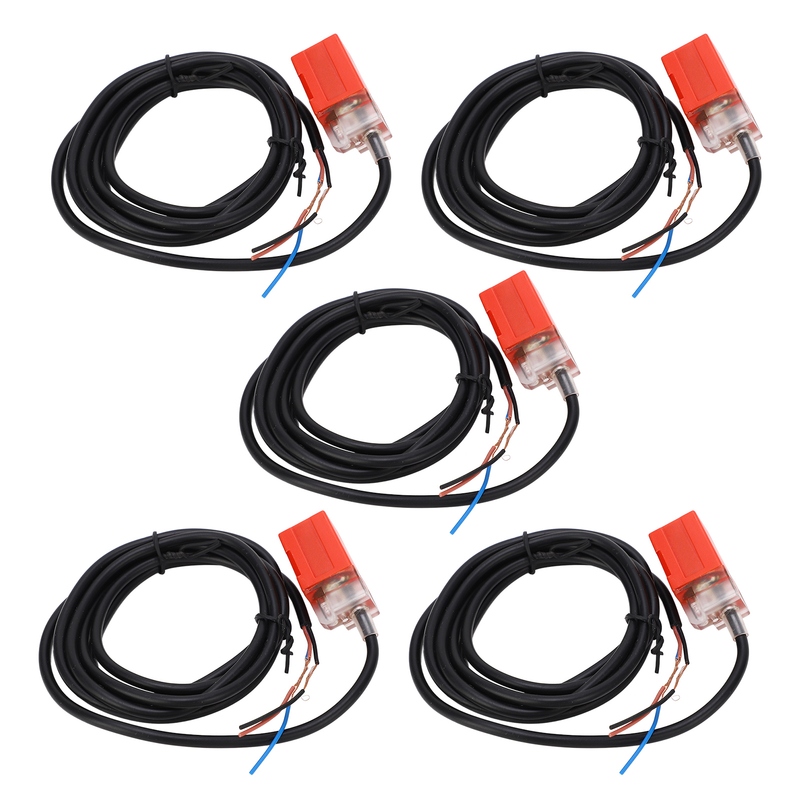 5 Stück Näherungsschalter Npn, Normalerweise Offen, 100 Hz Ansprechfrequenz, Schutzart Ip65, Näherungssensor Dc 10–30 V, 200 Ma