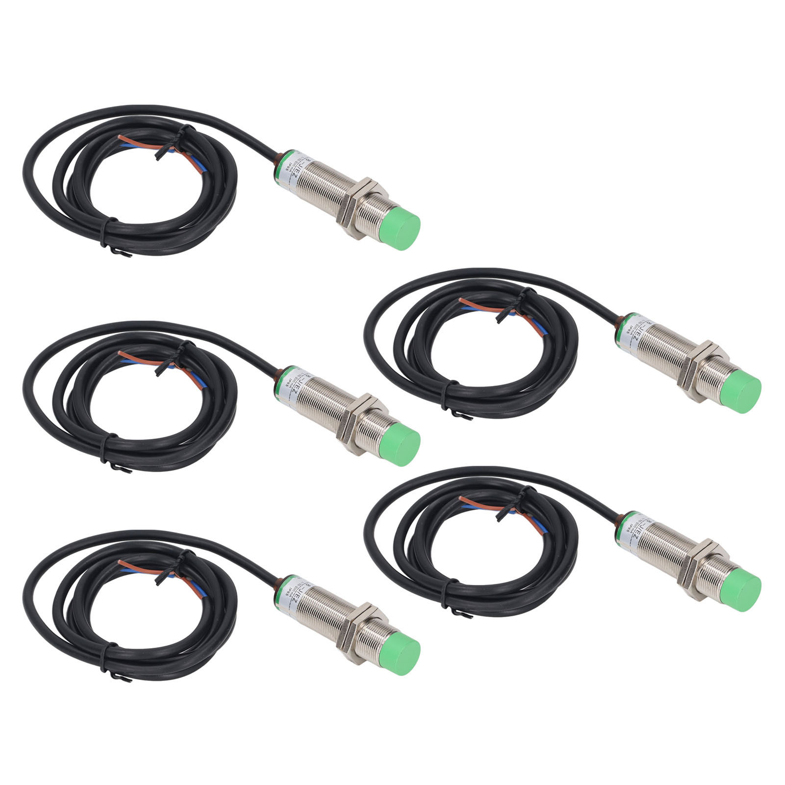 5 Stück Näherungsschalter, 2-adrig, Normalerweise Offen, 68 Hz Ansprechfrequenz, Näherungssensor, Ac 90–250 V, M18x1