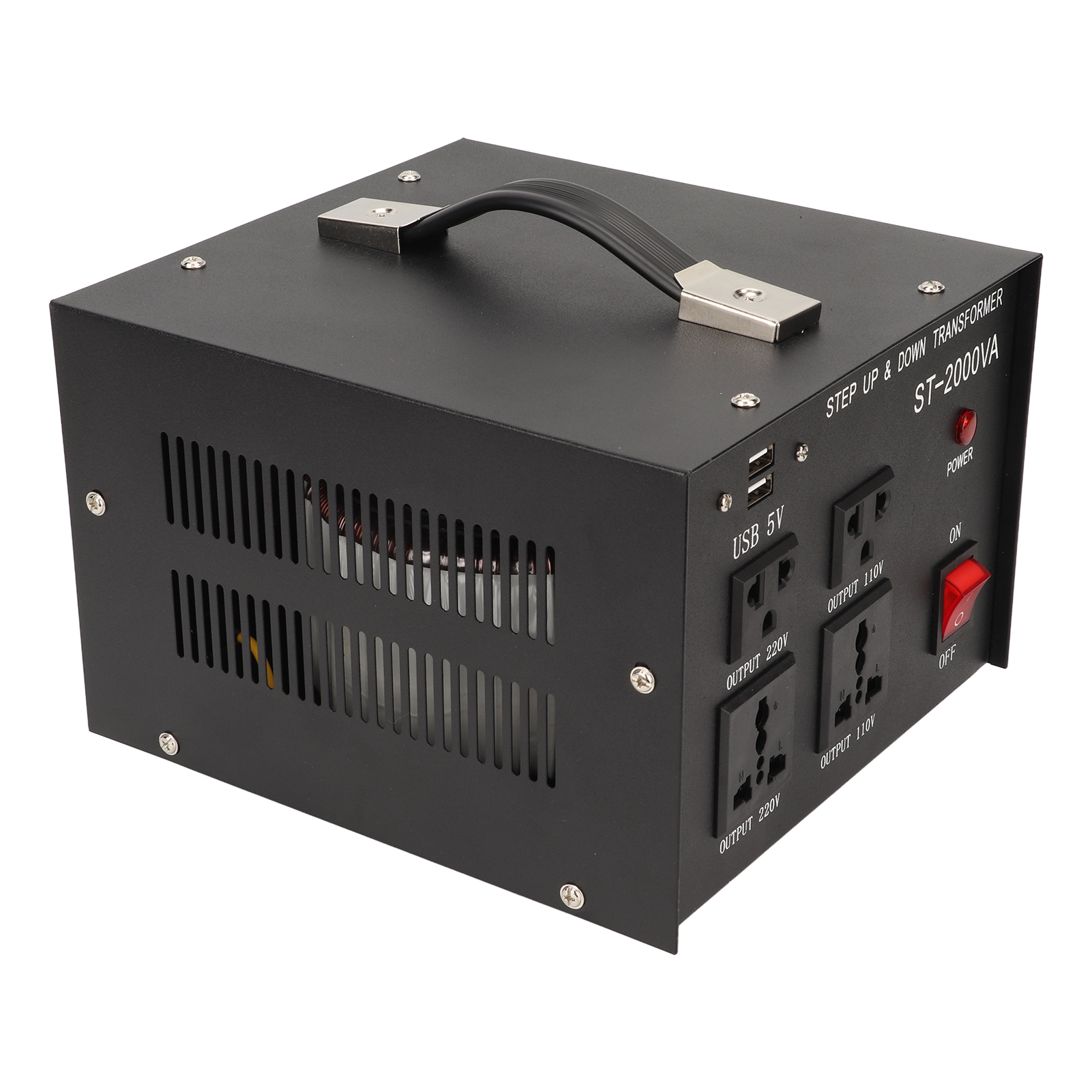 Spannungswandler (aufwärts-/abwärtswandler) 2000 W, Einstellbar, 110–120 V, 220–240 V Wechselstromeingang, Eu-stecker