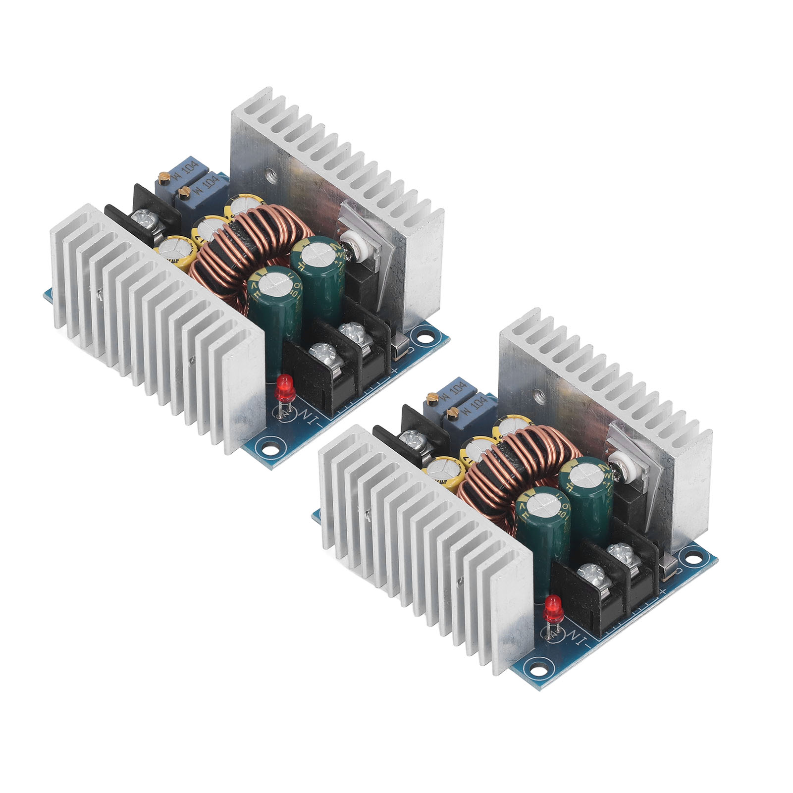 2 Stück Dc/dc-abwärtswandler-spannungsreglerplatinen 6–40 V Auf 1,2–35 V 300 W 20 A Set