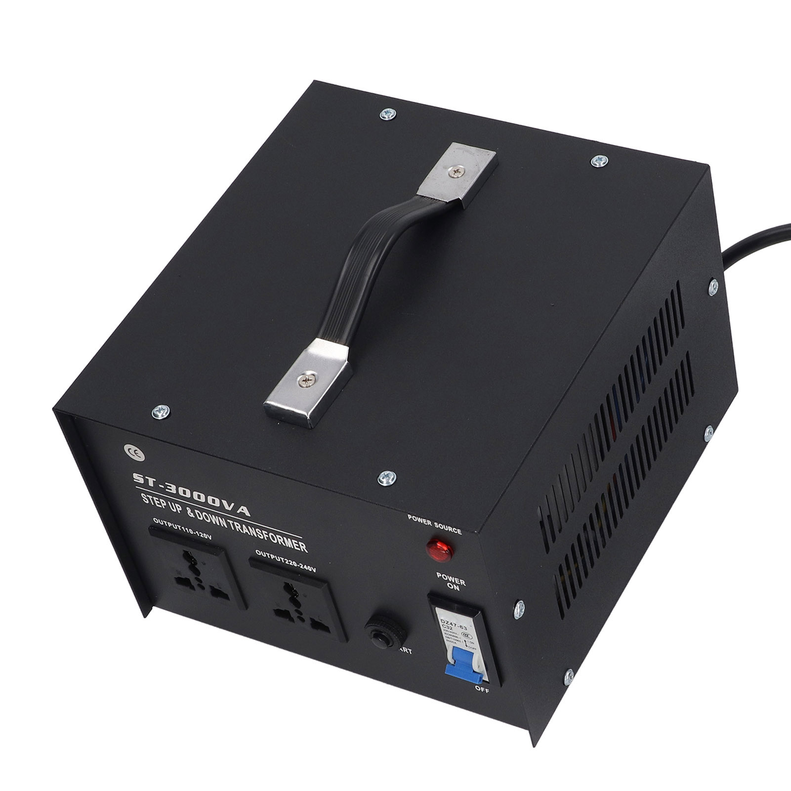3000-w-wechselspannungswandler 110 V Auf 220 V (aufwärtswandler) / 220 V Auf 110 V (abwärtswandler) Mit 2 Universalsteckdosen Und Eu-stecker