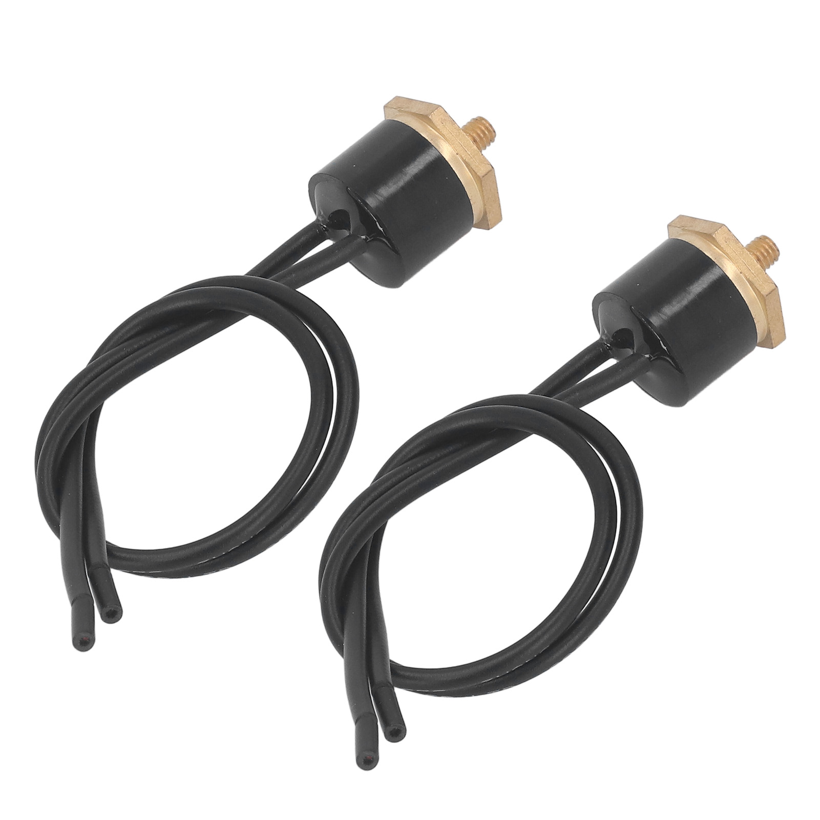 2 Stück Wasserdichte, Funkenfreie Thermostatschalter Ksd301 Mit Kabel, 250 V, M4, 75 °c