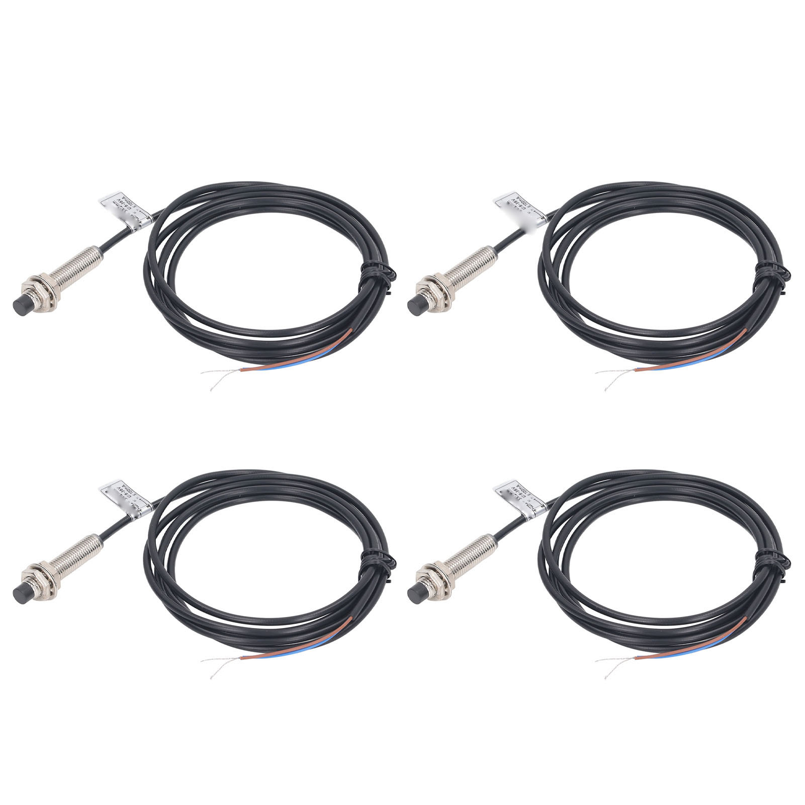 4 Sets 8-mm-näherungssensor, Induktiver Näherungsschalter, Npn, 2-draht-nc-kontakt, 6–36 V Dc, 2 Mm Erfassungsabstand