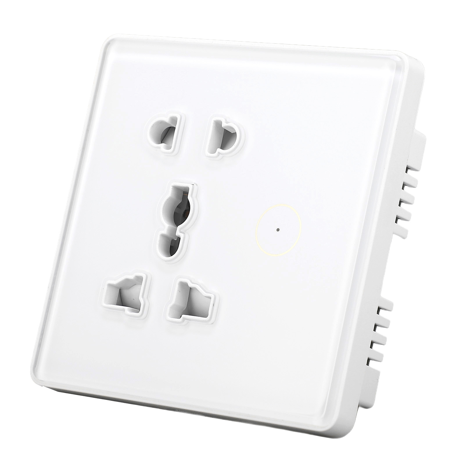 Intelligente Steckdose Mit Touch-schalter, App-fernsteuerung, Timerfunktion Und Wlan-anschluss Für Tuya Ac100–240 V