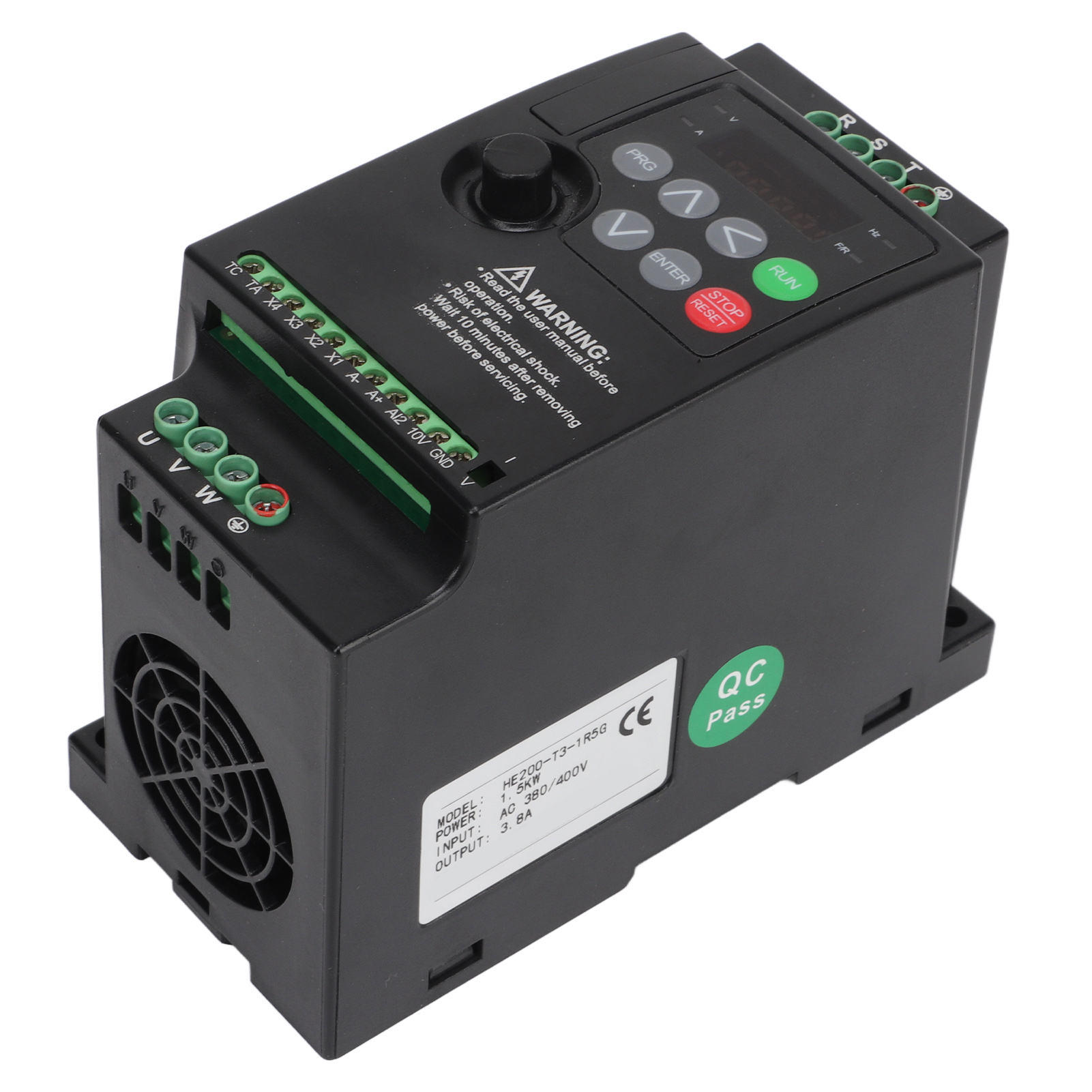 Frequenzumrichter (vfd) 1,5 Kw, Eingang Ac 380–400 V, Ausgang Ac 380 V, 3-phasig, Für Pumpendrehmaschine