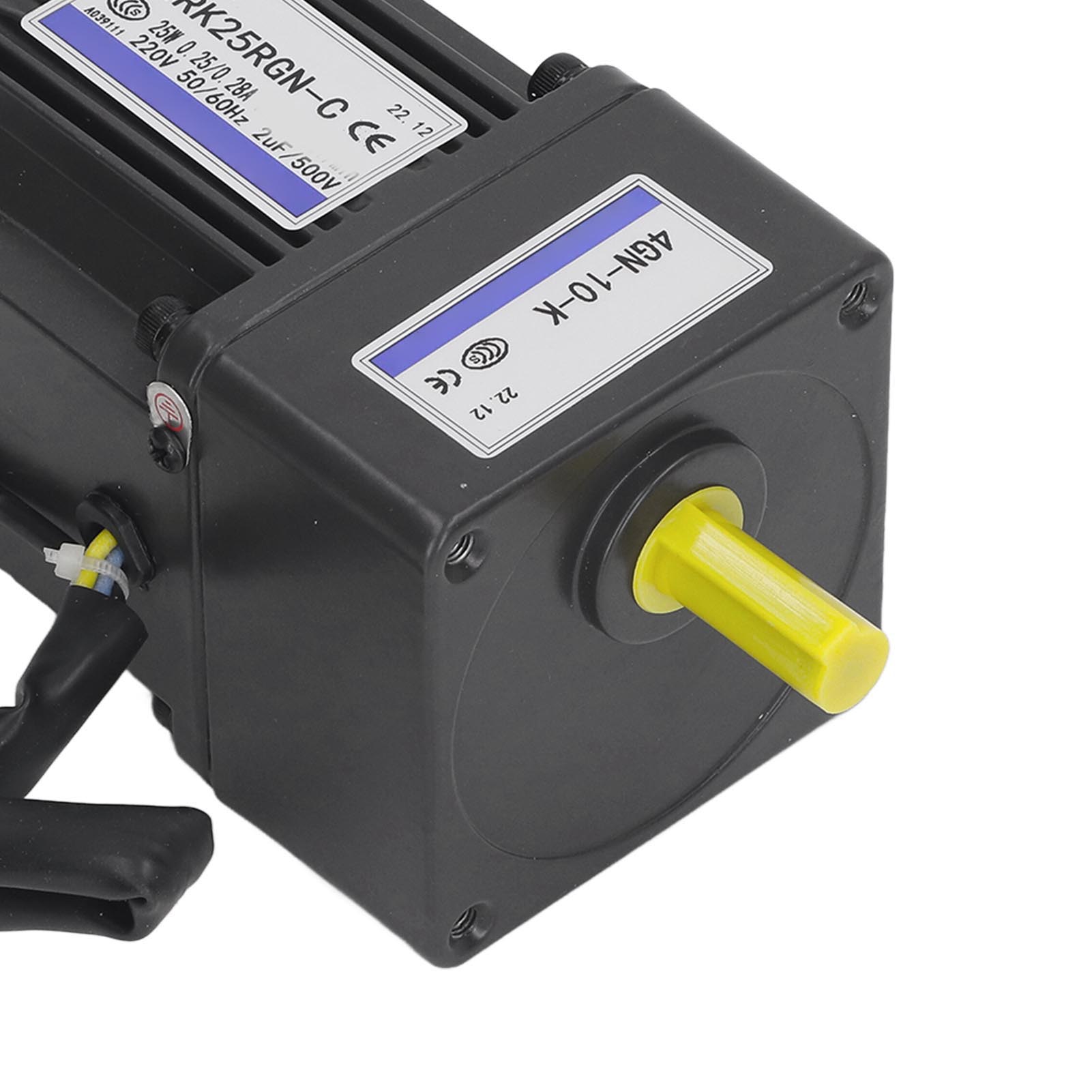 Drehzahlverstellbarer Motor, 25 W, Geräuscharm, Hitzebeständig, Hochfeste Legierung, Reversibel, Ac 220 V, Übersetzung 1:10, 125 U/min