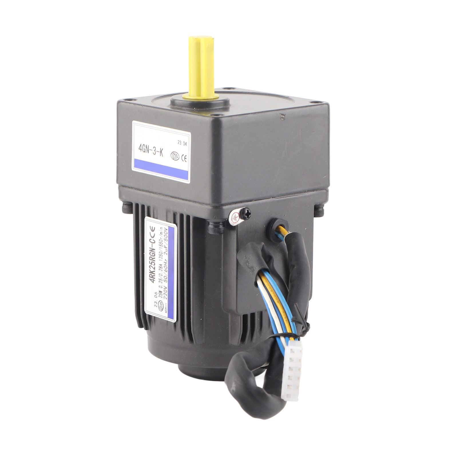 Drehzahlverstellbarer Motor, 25 W, Geräuscharm, Hitzebeständig, Hochfeste Legierung, Reversibel, Ac 220 V, Übersetzung 1:3, 415 U/min