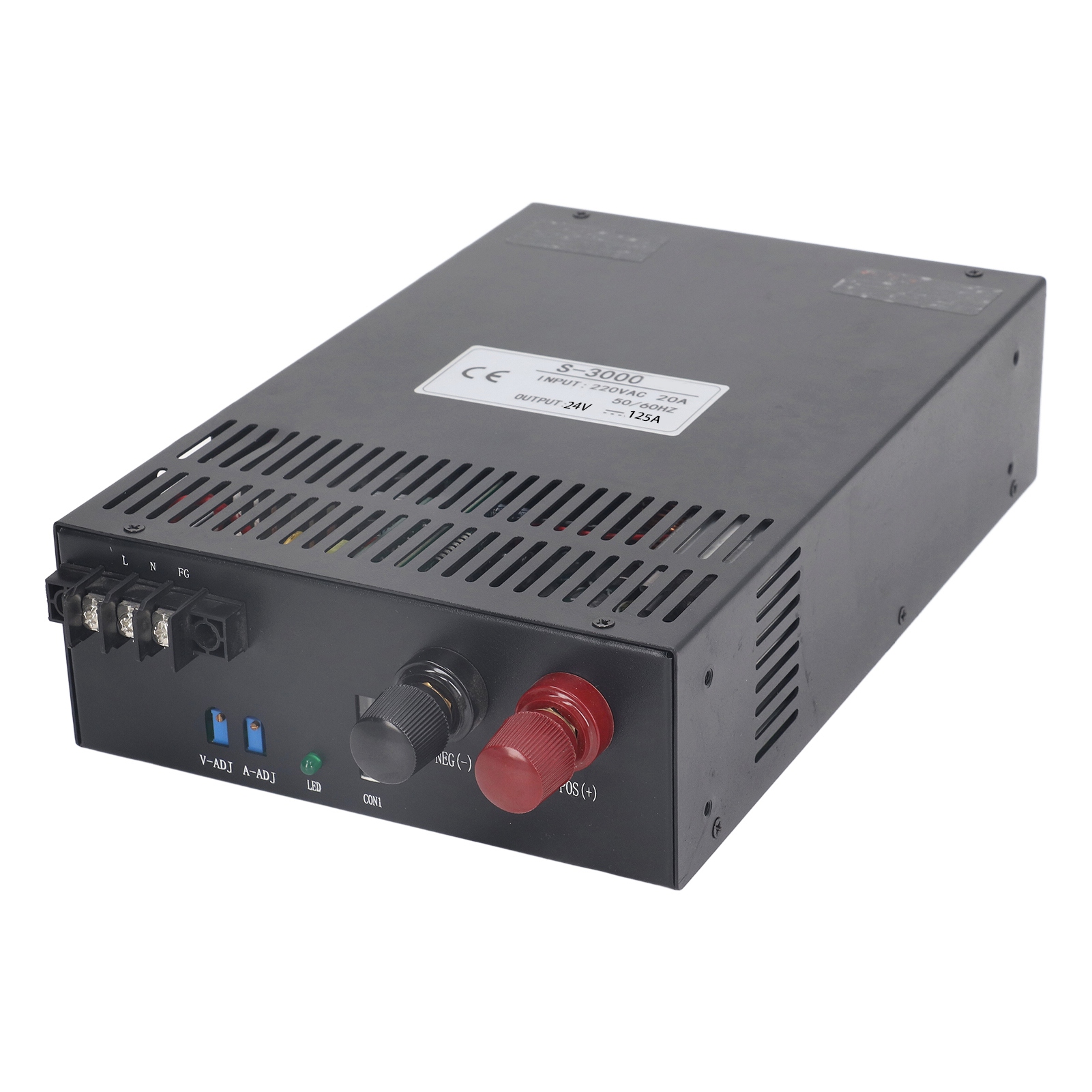 Variables Gleichstromnetzteil 3000 W, 220 V Eingang, Einstellbares Schaltnetzteil Für Steuerung 24 V