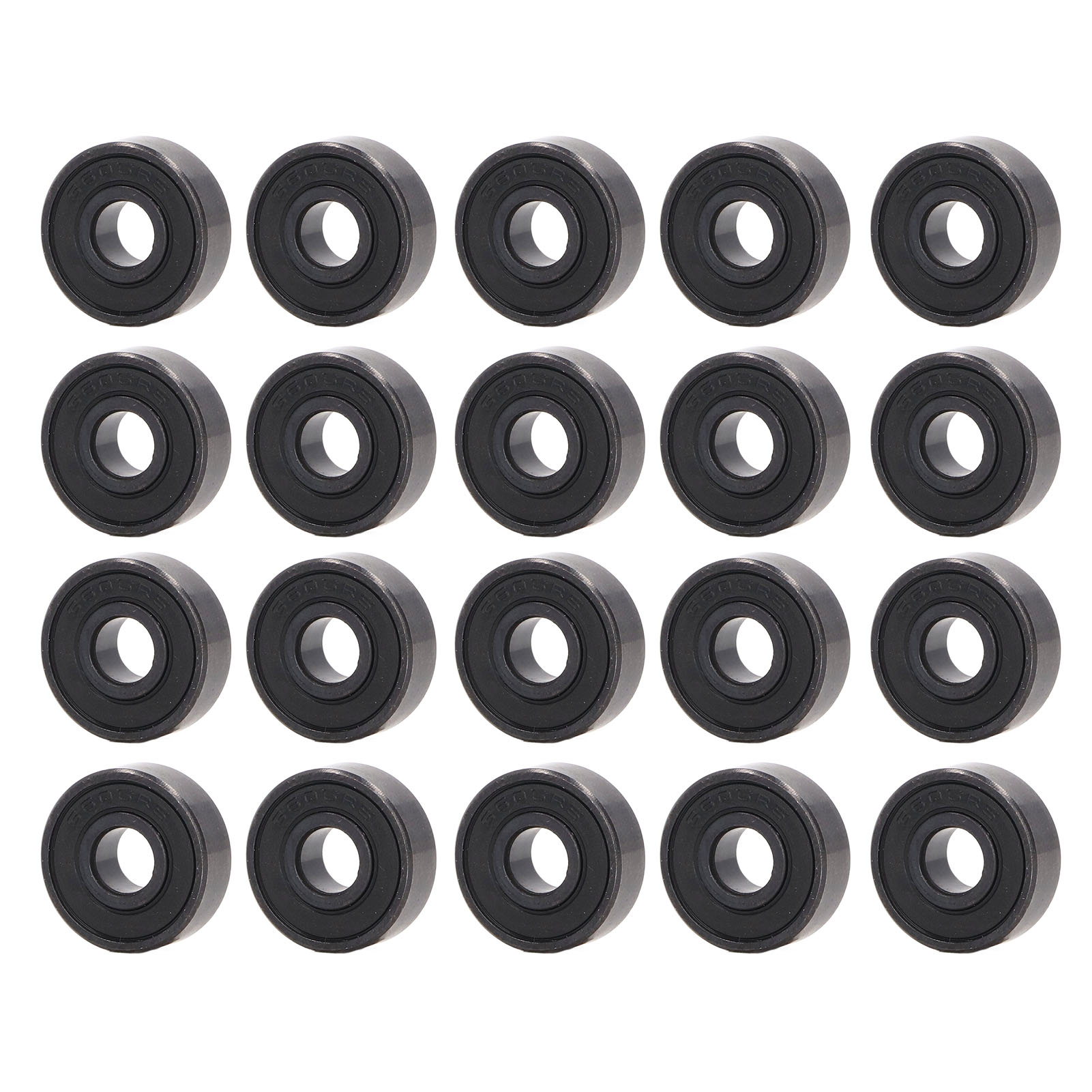 20 Stück Miniatur-rillenkugellager, Doppelt Abgedichtet, Skateboard-kugellager S606rs
