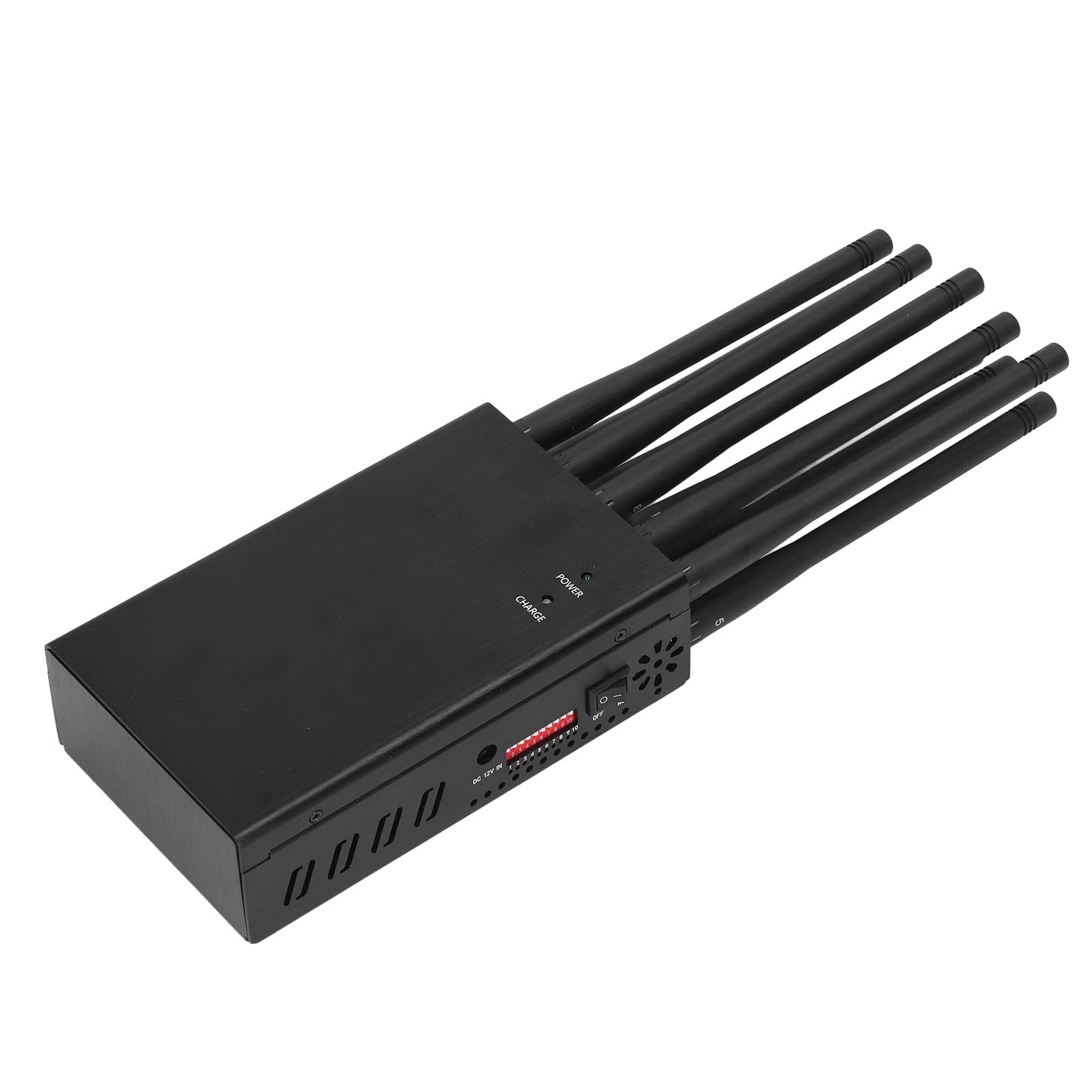Handgerät Mit Vollband-signalblocker, 10-fach, 15 M Reichweite, Unabhängige Steuerung, Anti-aufnahme-signalerkennung, 110–240 V, Eu-stecker
