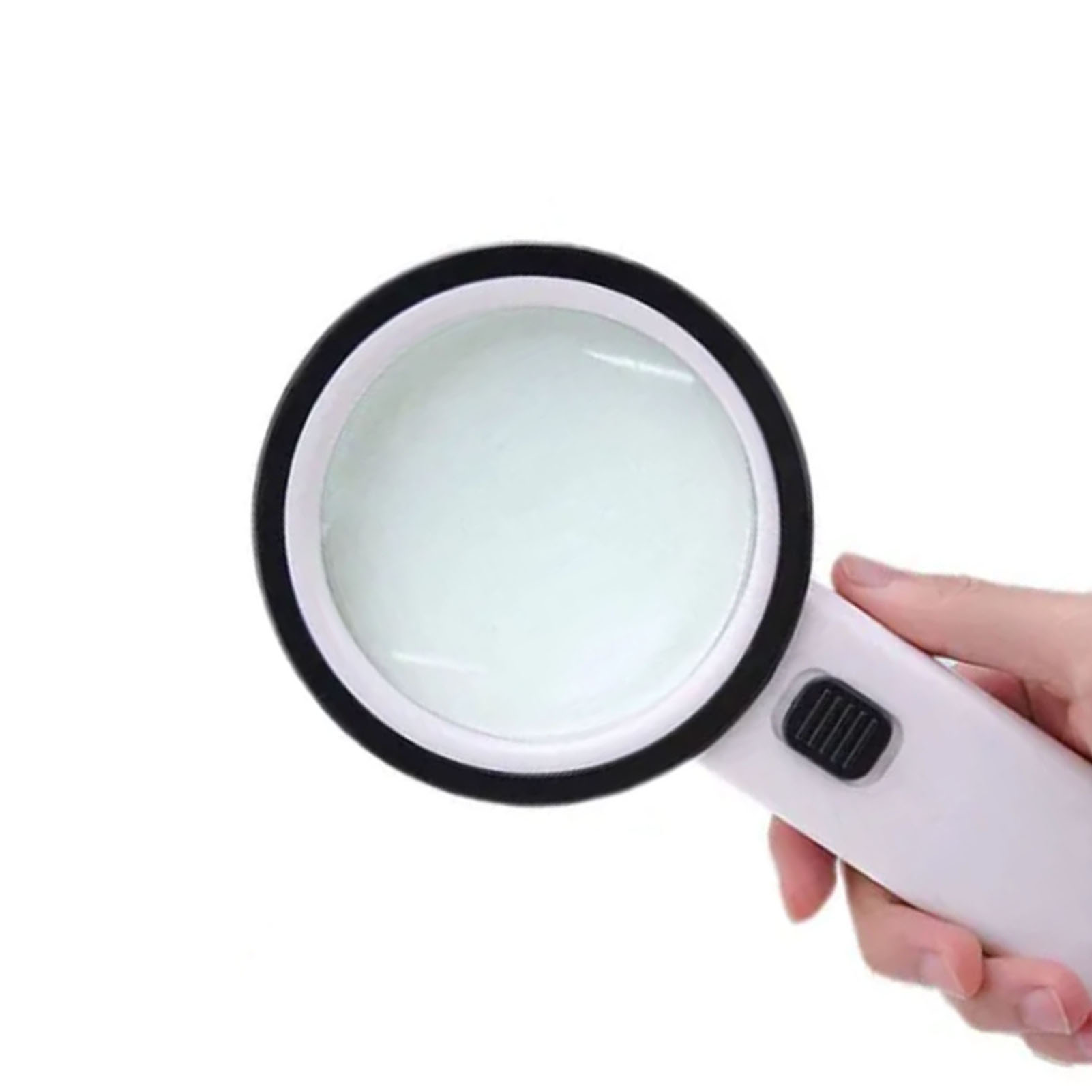 10-fache Optische Vergrößerungsglas Mit Zwei Linsen, Led-beleuchtung Und 90-mm-linse, Ideal Für Schmuck.