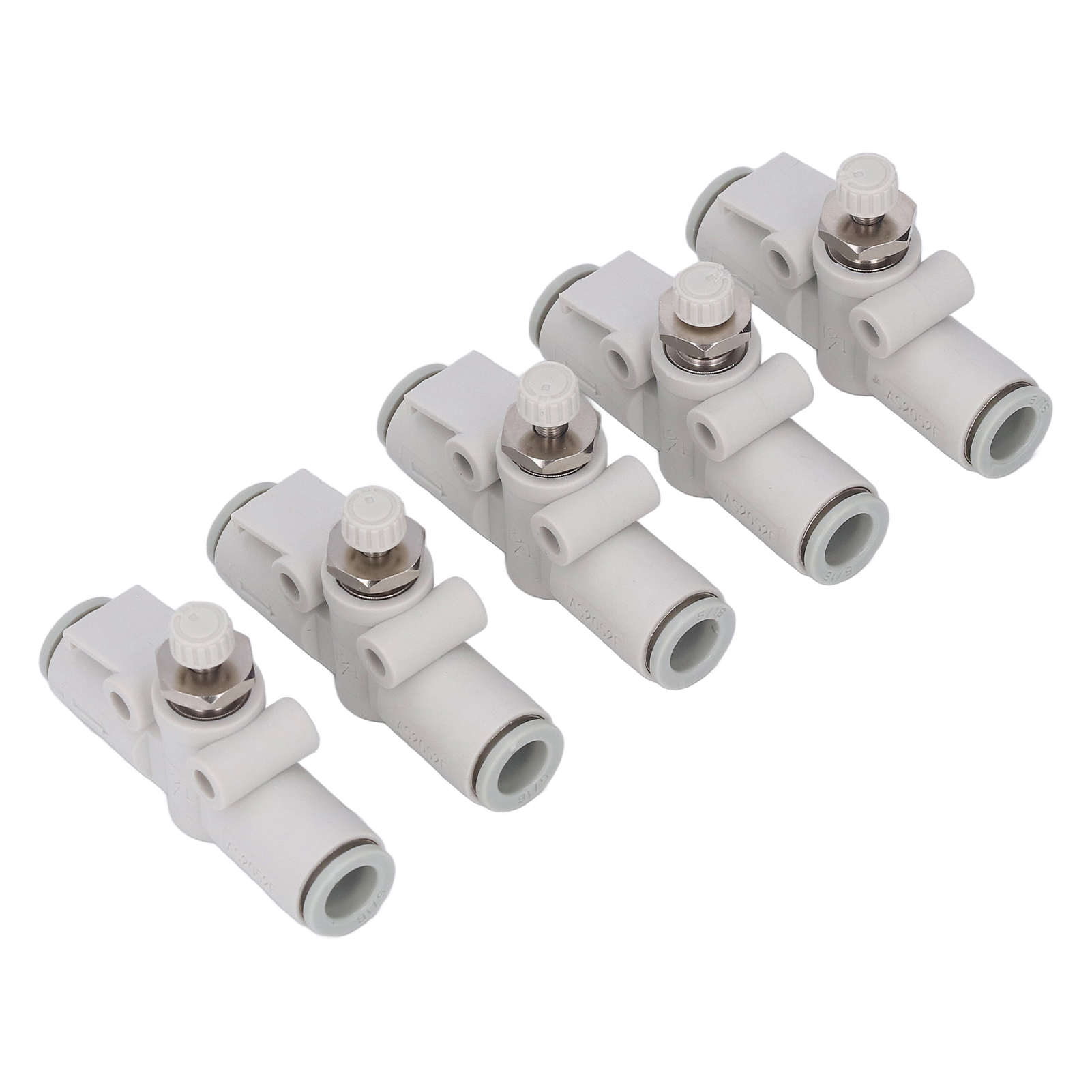5 Stück Pneumatische Kugelhähne Aus Pvc Mit Geradem Schnellanschluss Und Steckverbindung Für Industrielle Anwendungen