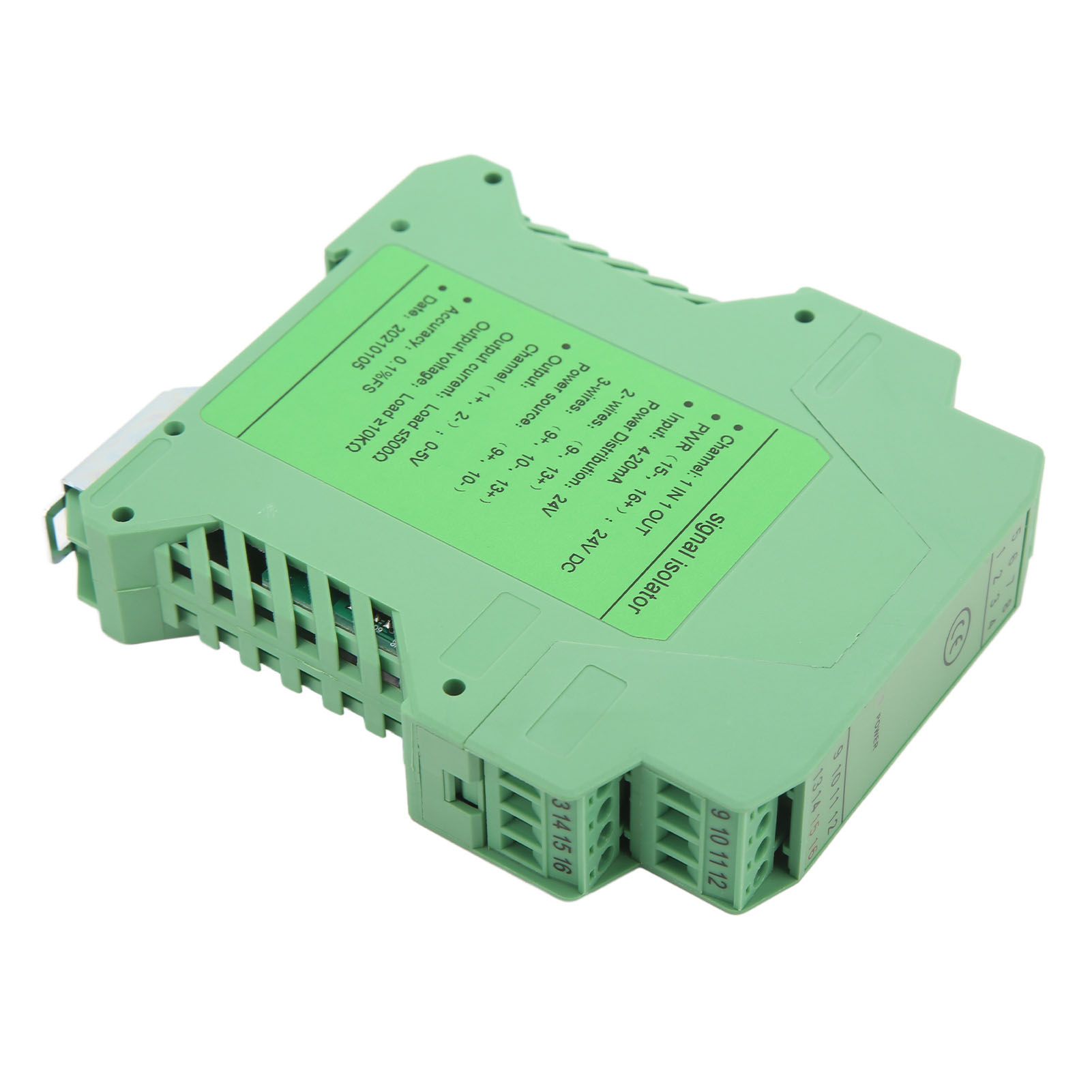 Gleichstromsignalisolator 1 Eingang 1 Ausgang 4–20 Ma Sps-erkennung Entstörungssignalaufbereitungsmodul 24 V
