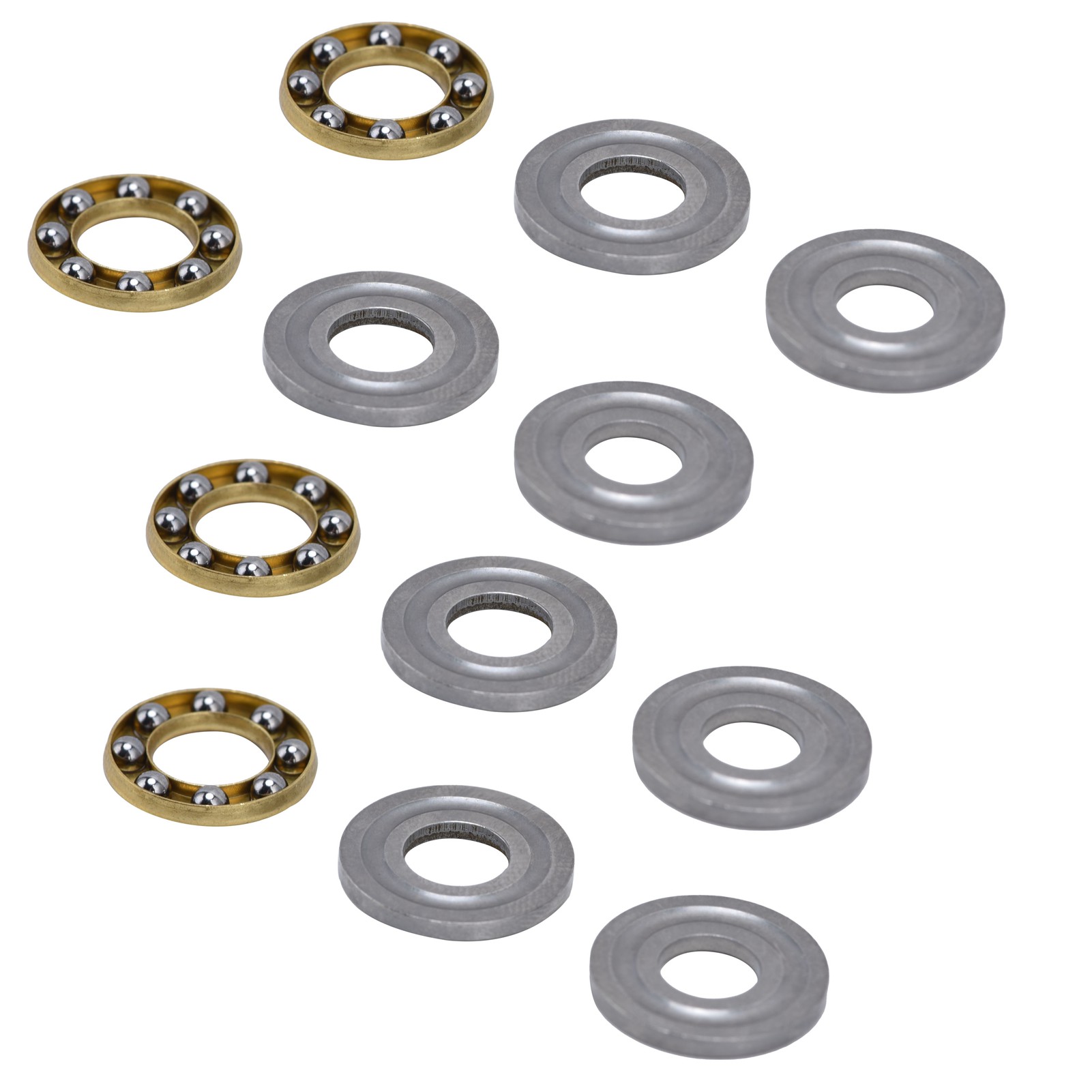 10 Stück Axialkugellager Für Ebene Lasten, Stahl, Hardware, Industriemaschinen, 3613-0514-0006