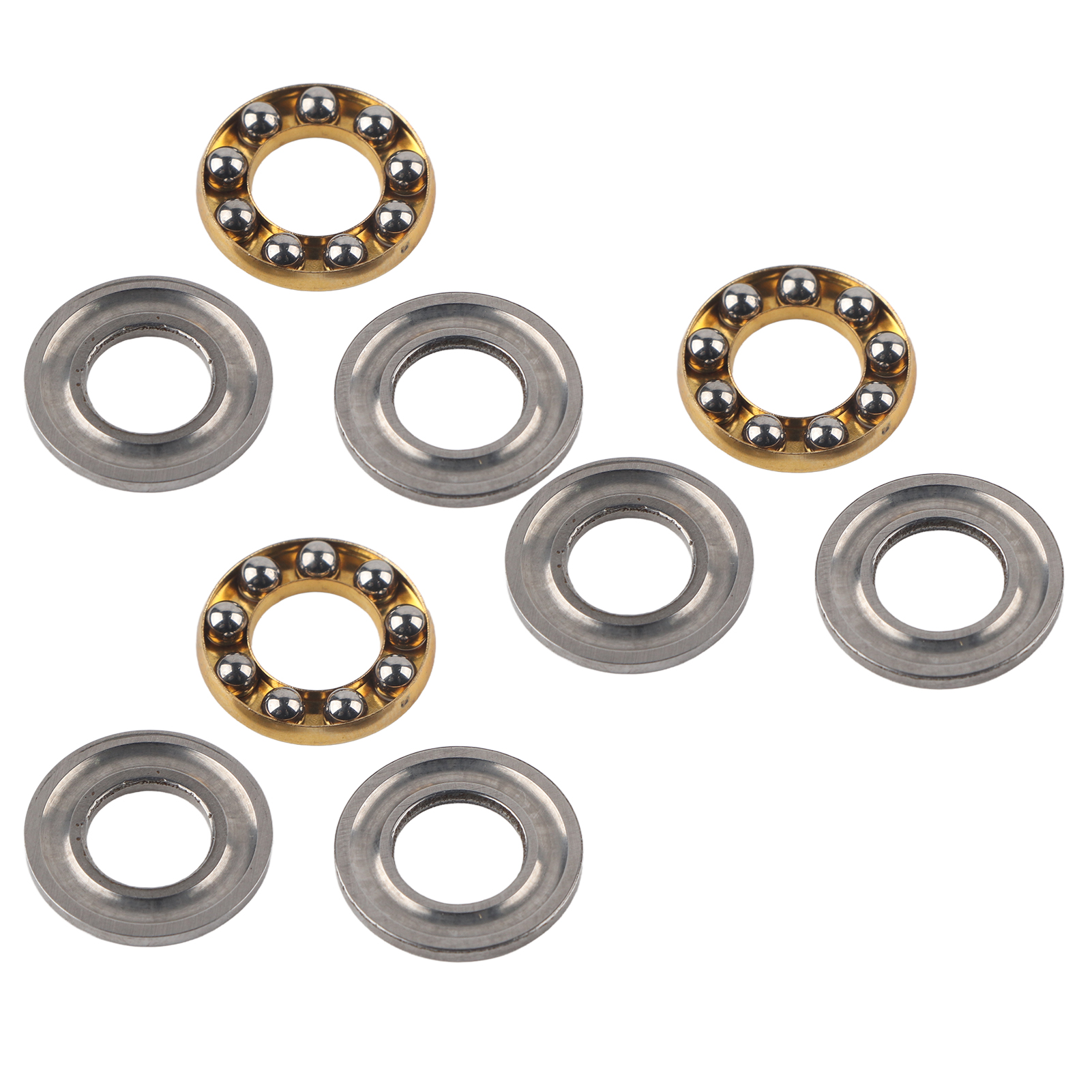 10 Stück Axialkugellager Für Ebene Lasten, Stahl, Hardware, Industriemaschinen, 3613-0516-0008