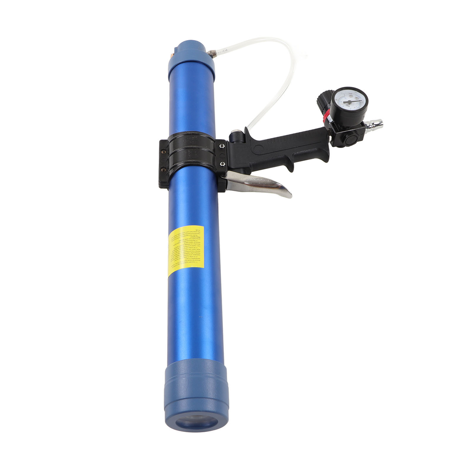 1/4-zoll-druckluft-glasklebepistole Mit Manometer, Einstellbarer Geschwindigkeit, Für Dichtmittel Und Weichkleber, 600 Ml Fassungsvermögen