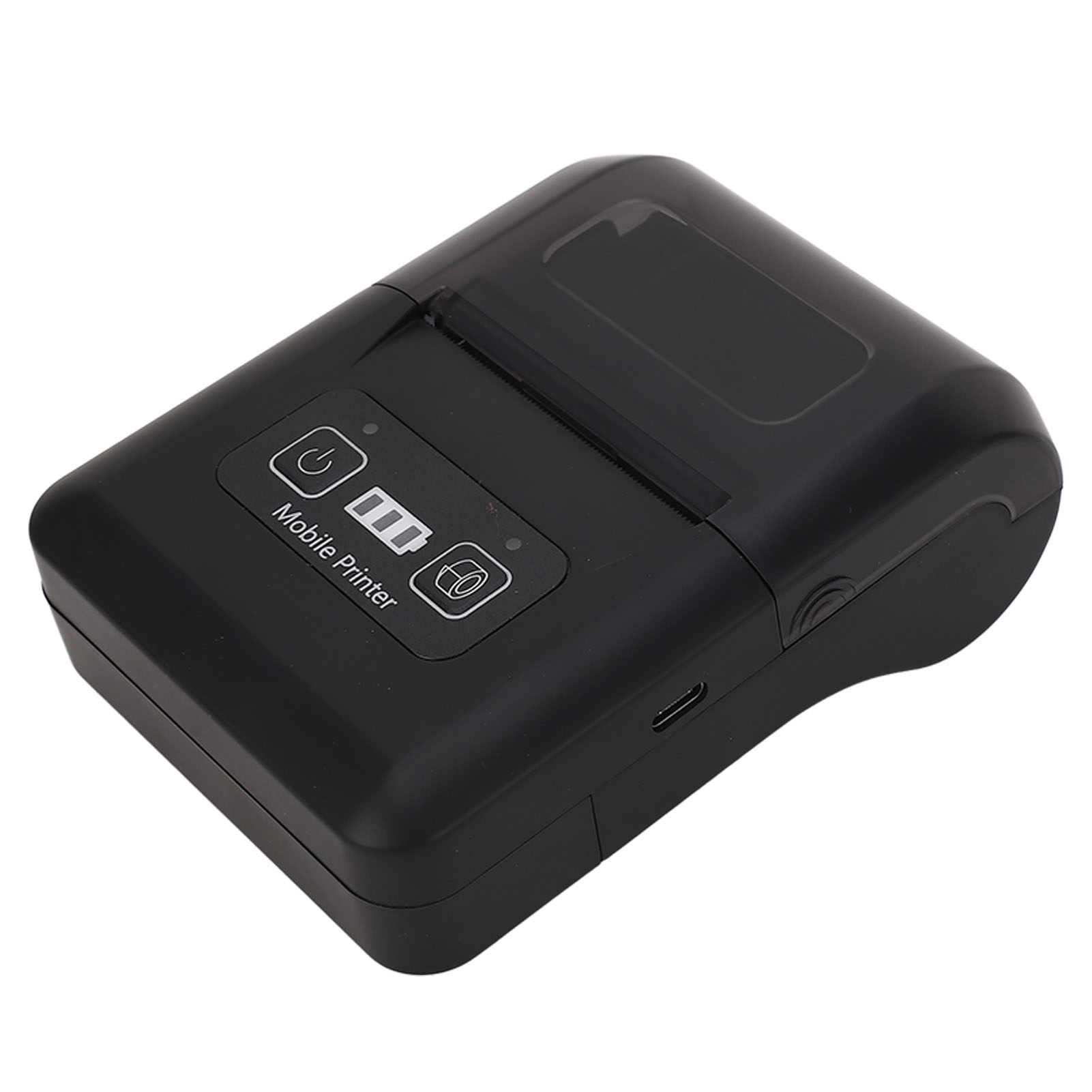 Tragbarer Thermodrucker Für 58-mm-papier, Handdrucker Für Belegetiketten, Eingebauter Akku