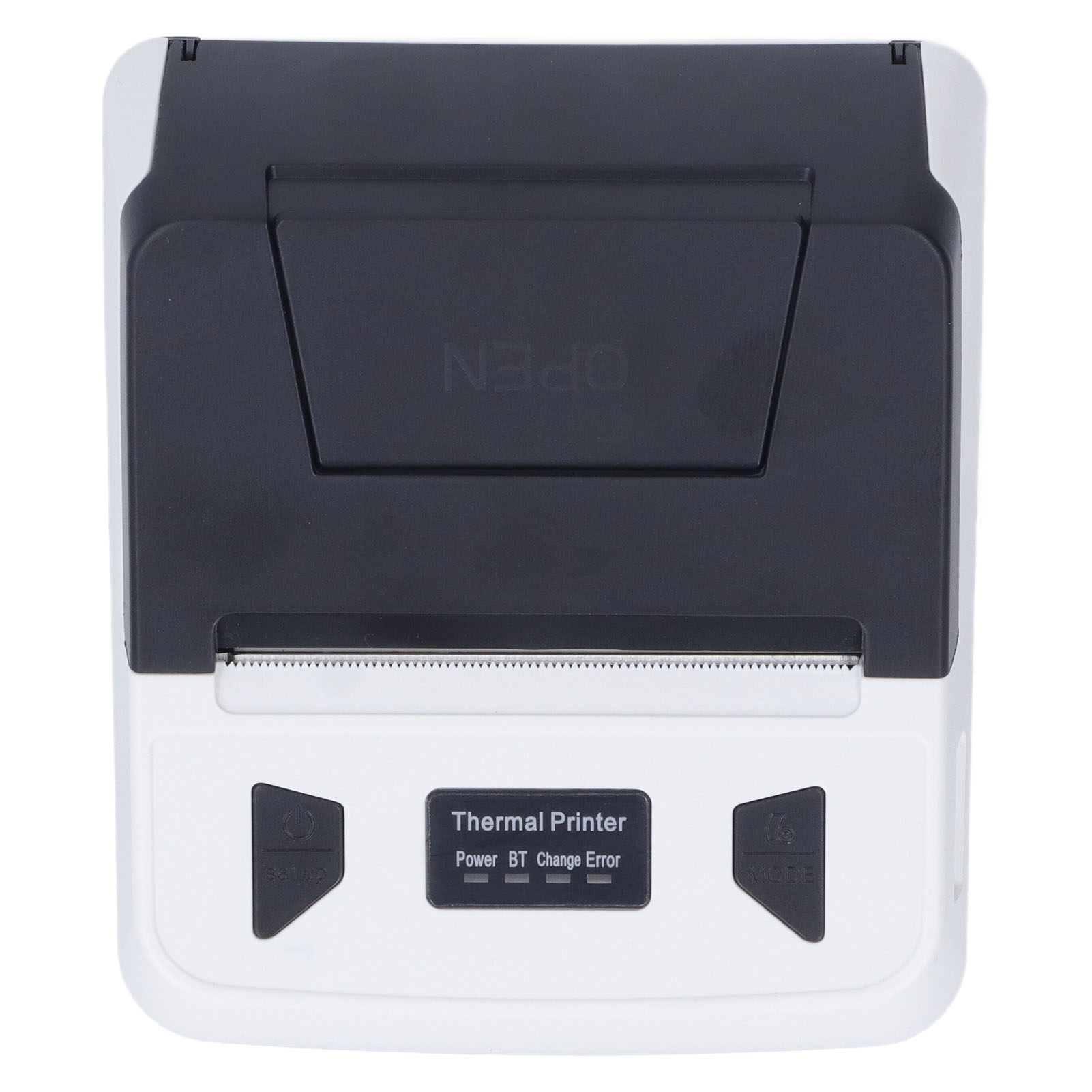 Tragbarer Mini-thermodrucker Mit Bluetooth Für Belege, Tickets Und Rechnungen – Pos-druckgerät, Weiß, 80 Mm, Kompatibel Mit Windows Xp