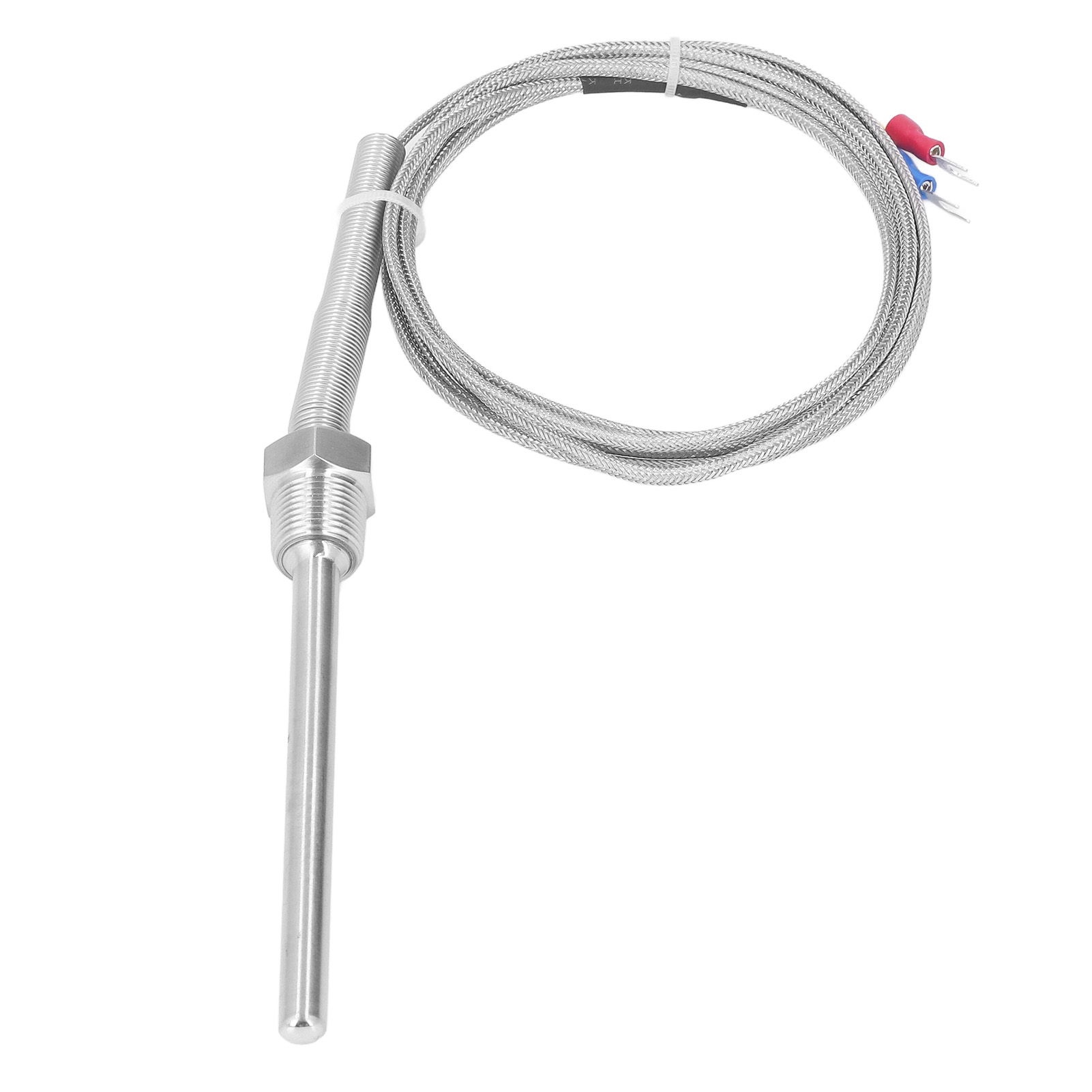 Thermoelement Typ K 0–400 °c 3/8 Npt 8x100 Mm Edelstahl-temperaturfühler 2 M / 6,56 Ft